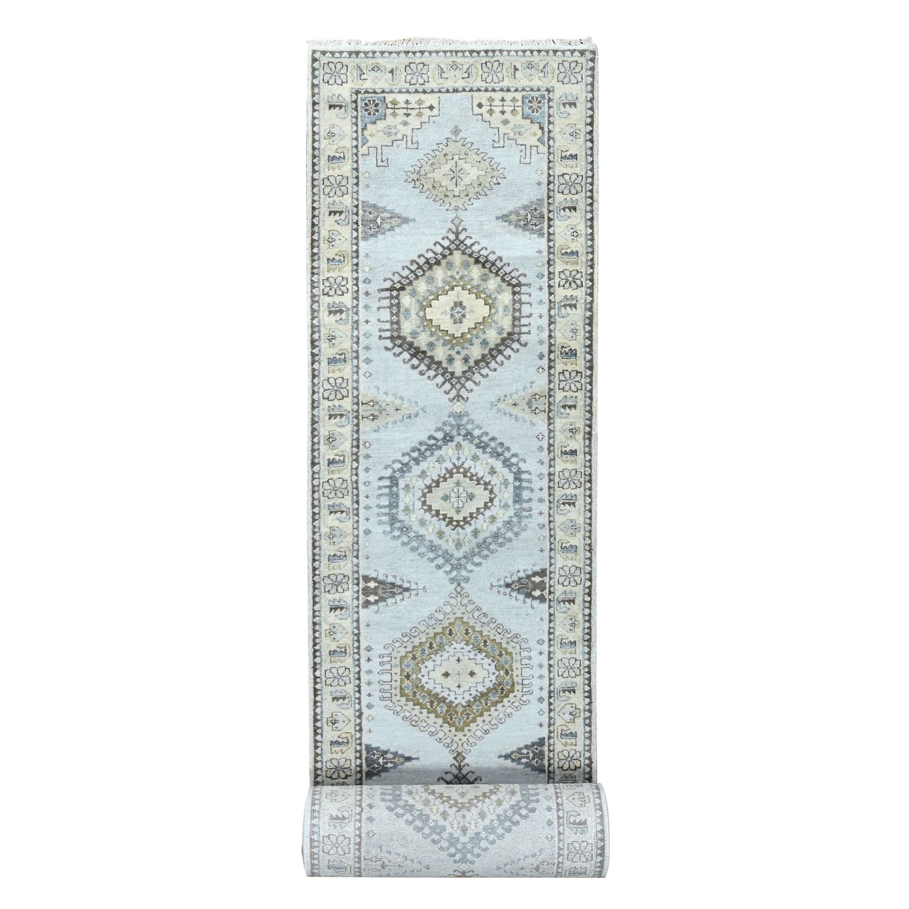 Tribal-Geometric-Hand-Knotted-Rug-50385