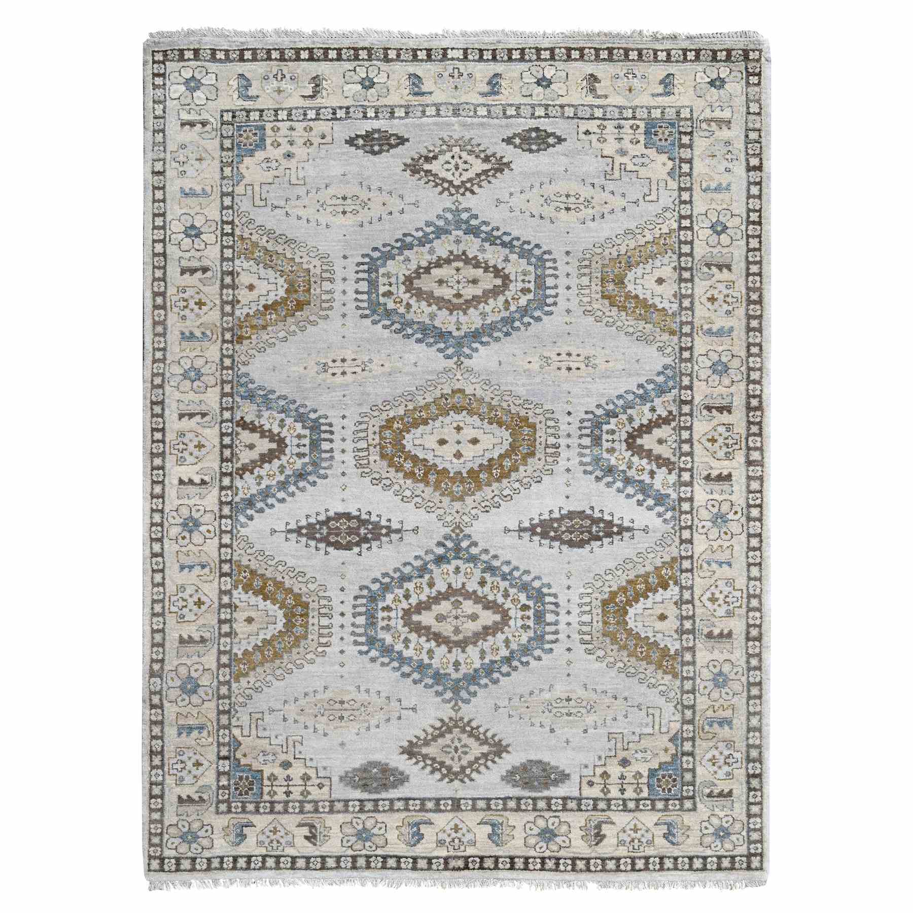 Tribal-Geometric-Hand-Knotted-Rug-50950