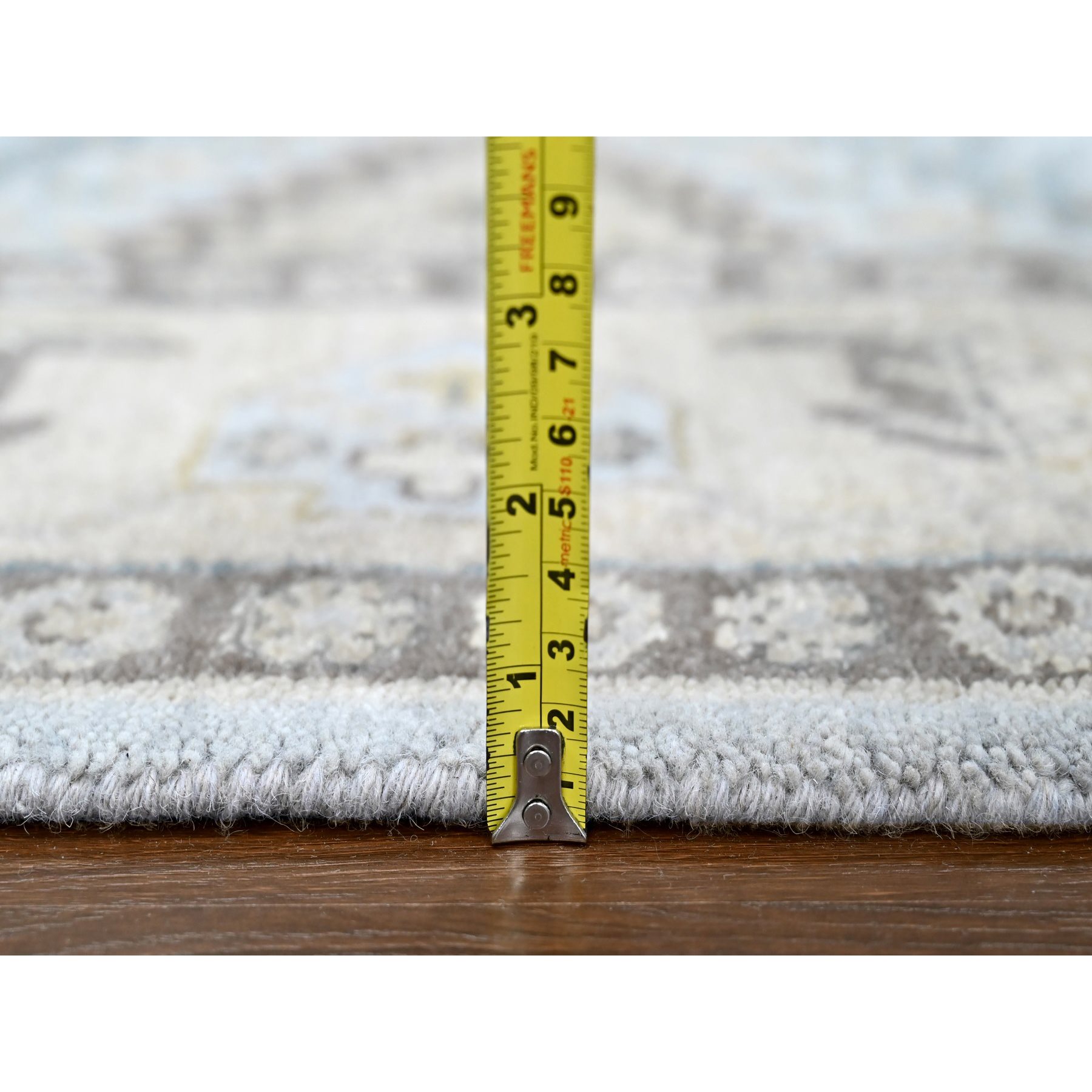 Tribal-Geometric-Hand-Knotted-Rug-50955