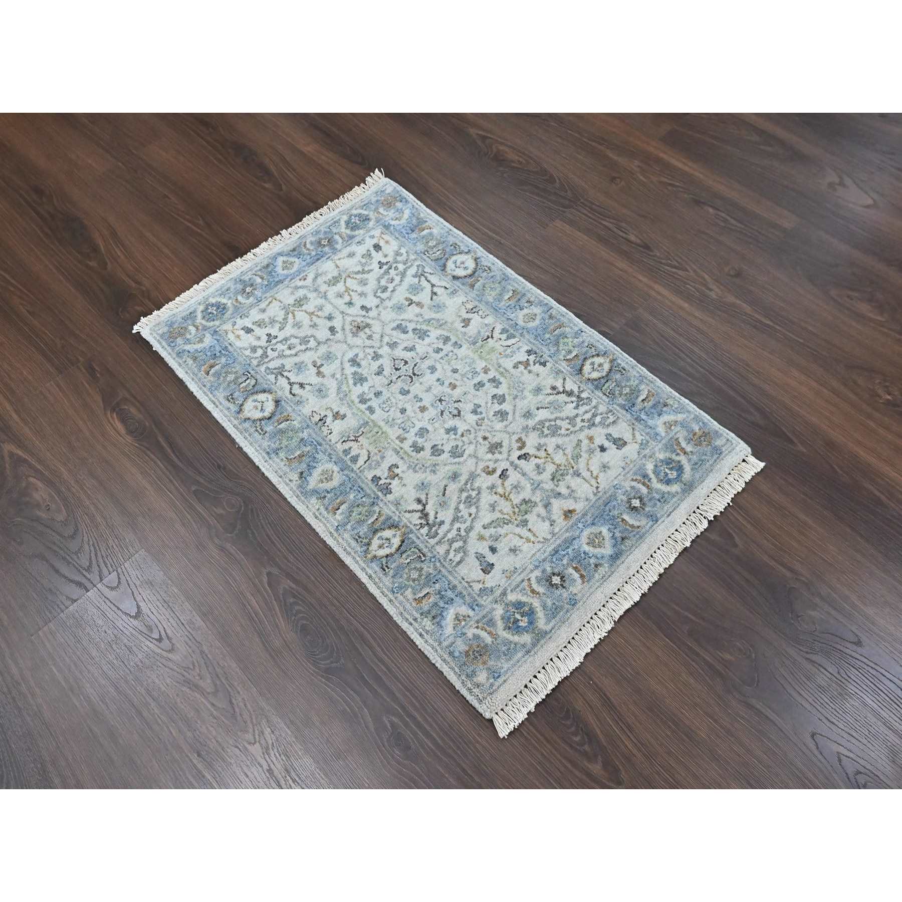 Oushak-And-Peshawar-Hand-Knotted-Rug-52645