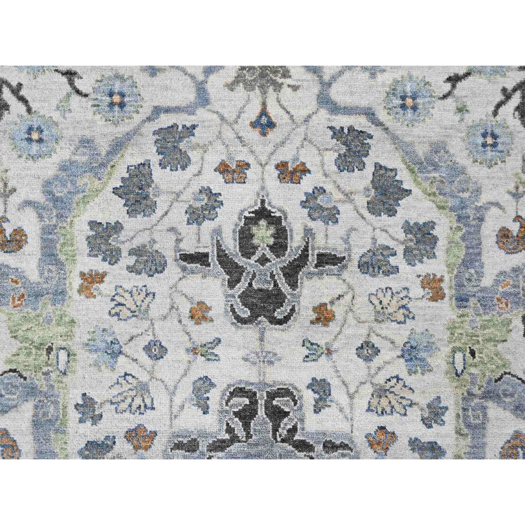 Oushak-And-Peshawar-Hand-Knotted-Rug-52650