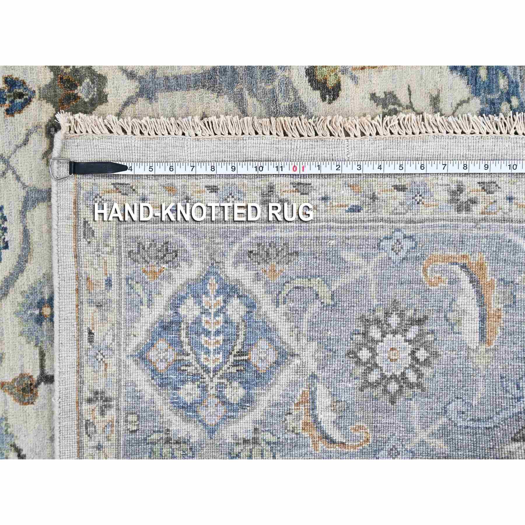 Oushak-And-Peshawar-Hand-Knotted-Rug-52650