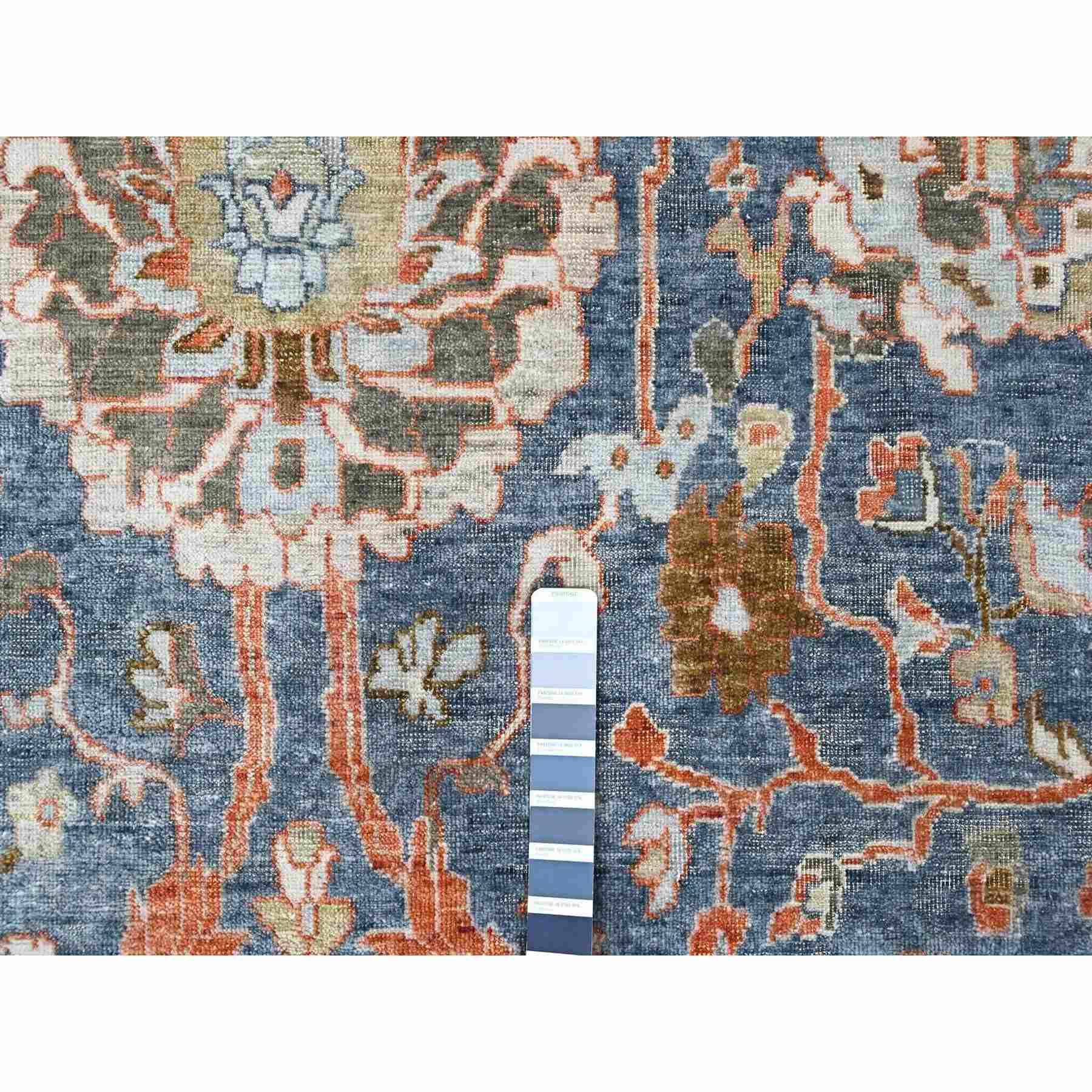 Oushak-And-Peshawar-Hand-Knotted-Rug-52655