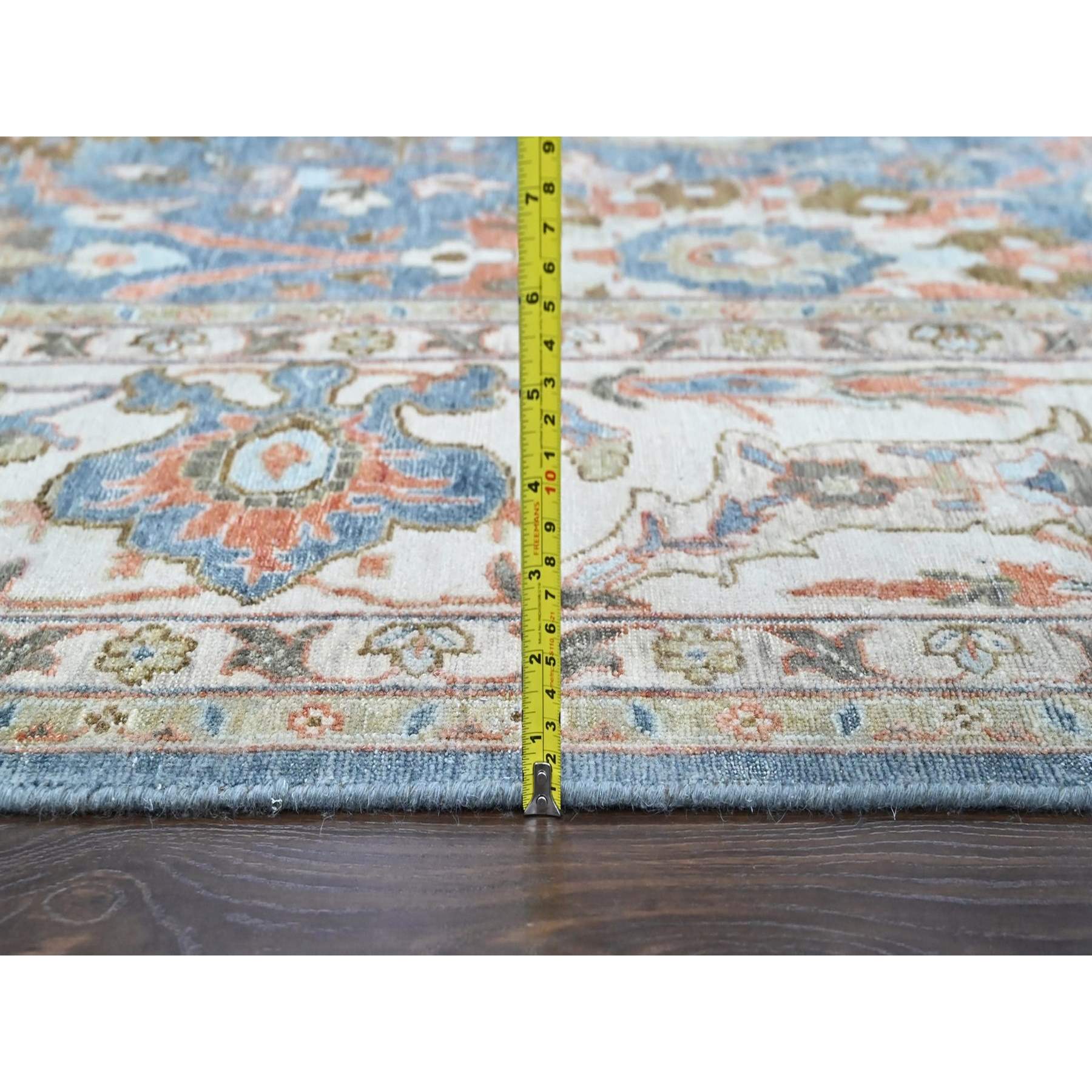 Oushak-And-Peshawar-Hand-Knotted-Rug-52655