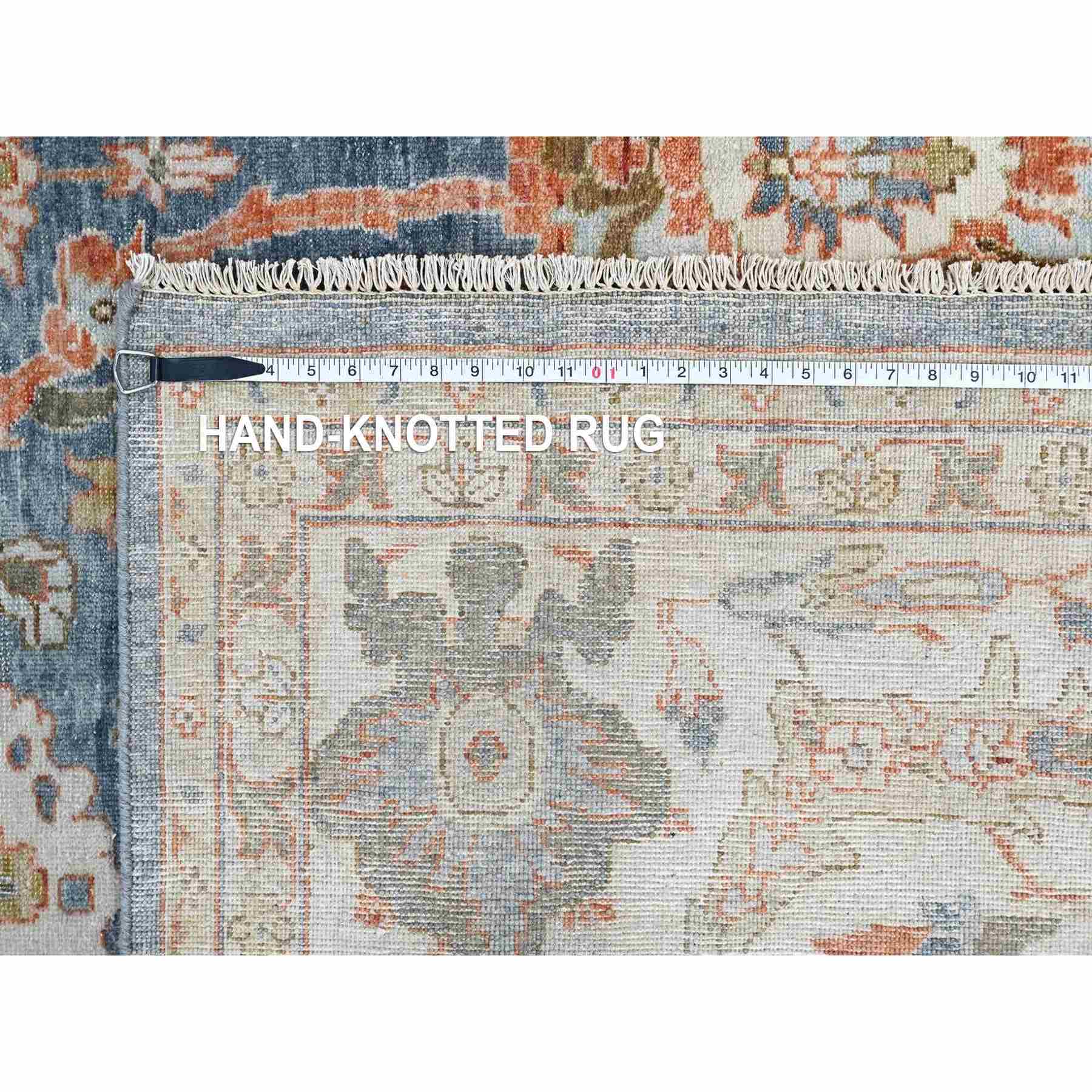 Oushak-And-Peshawar-Hand-Knotted-Rug-52655