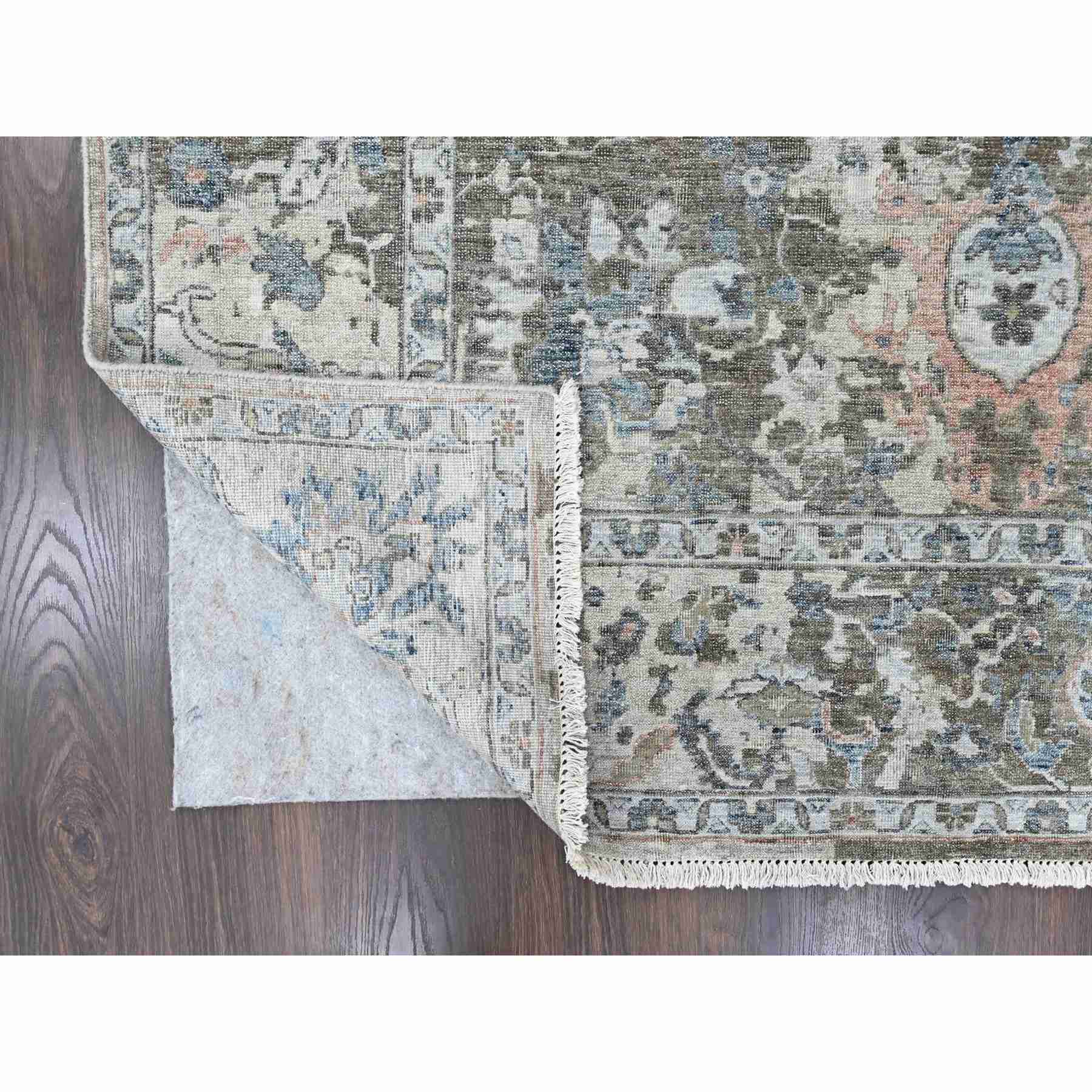 Oushak-And-Peshawar-Hand-Knotted-Rug-52665