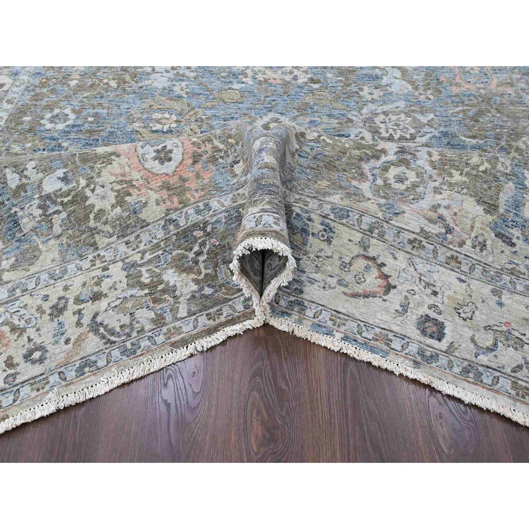 Oushak-And-Peshawar-Hand-Knotted-Rug-52665