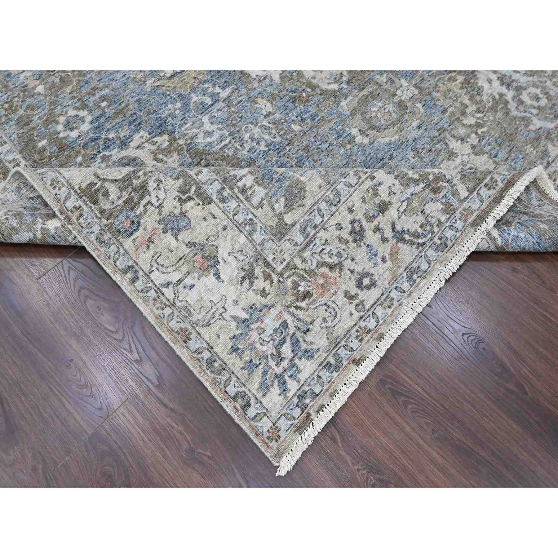 Oushak-And-Peshawar-Hand-Knotted-Rug-52665