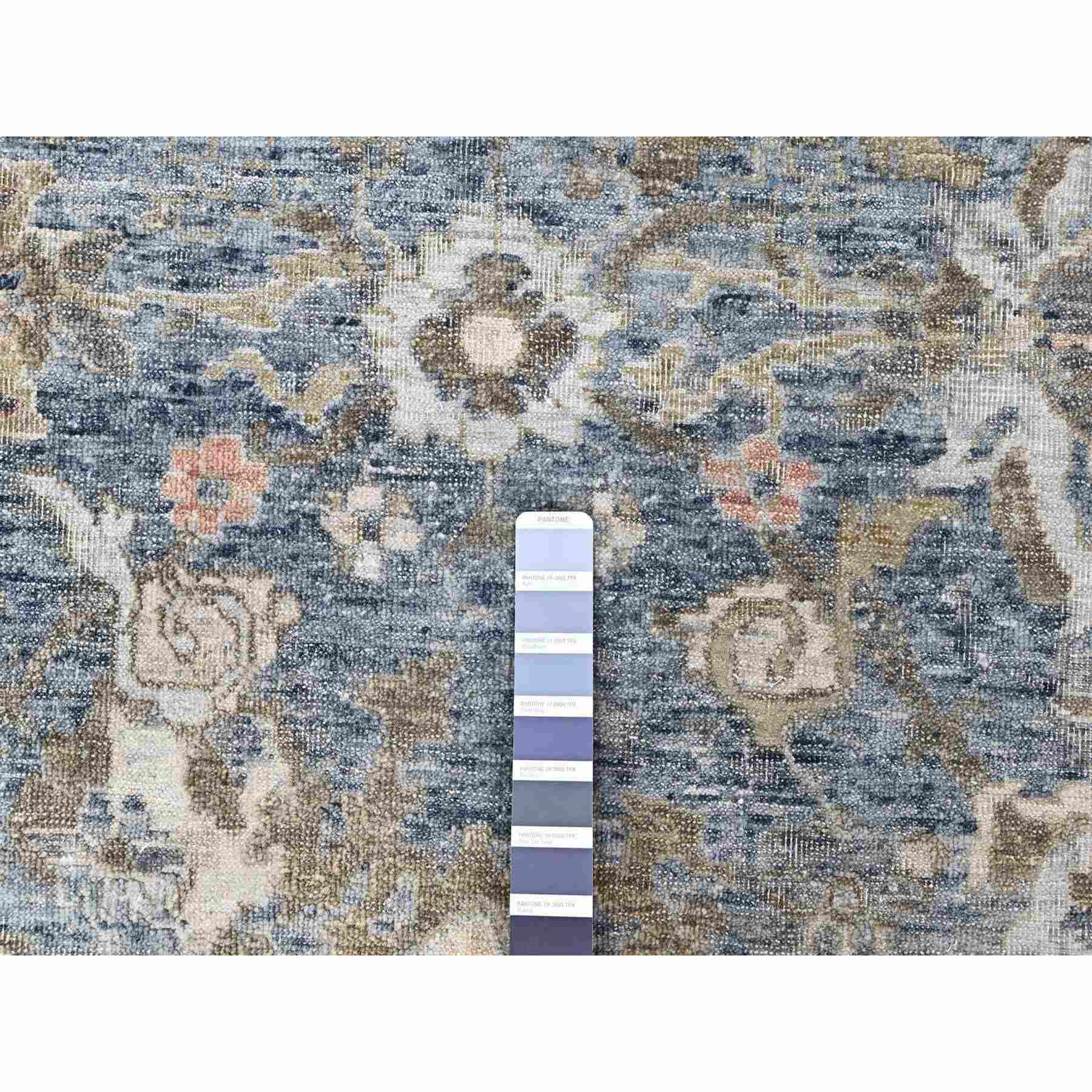 Oushak-And-Peshawar-Hand-Knotted-Rug-52665