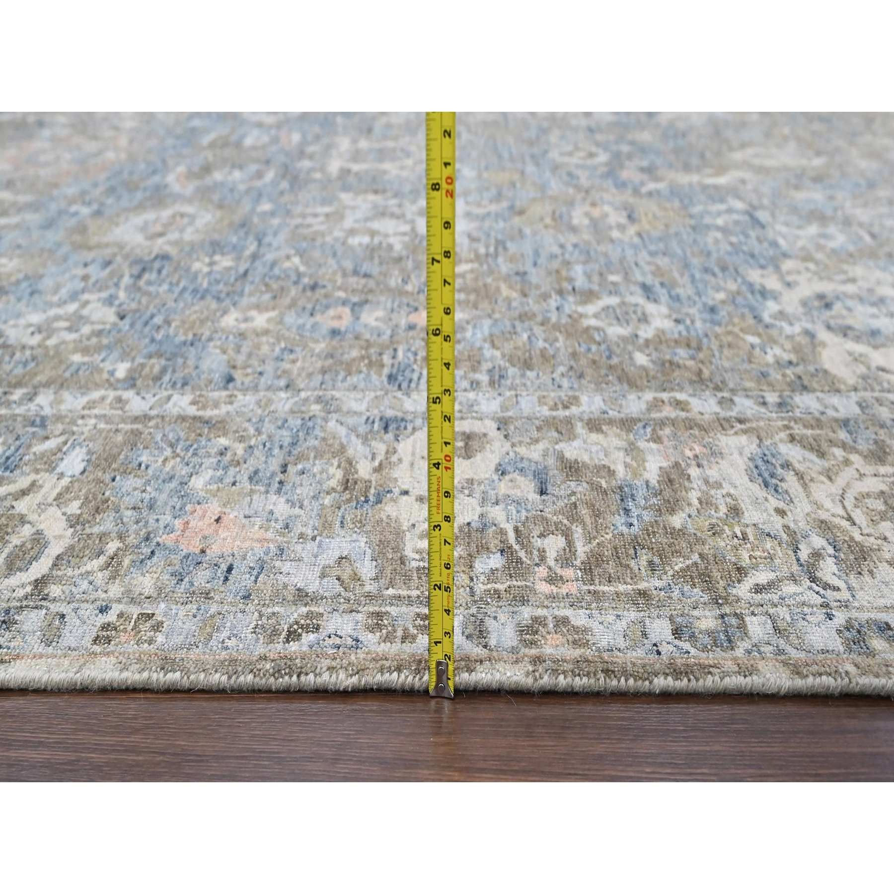 Oushak-And-Peshawar-Hand-Knotted-Rug-52665