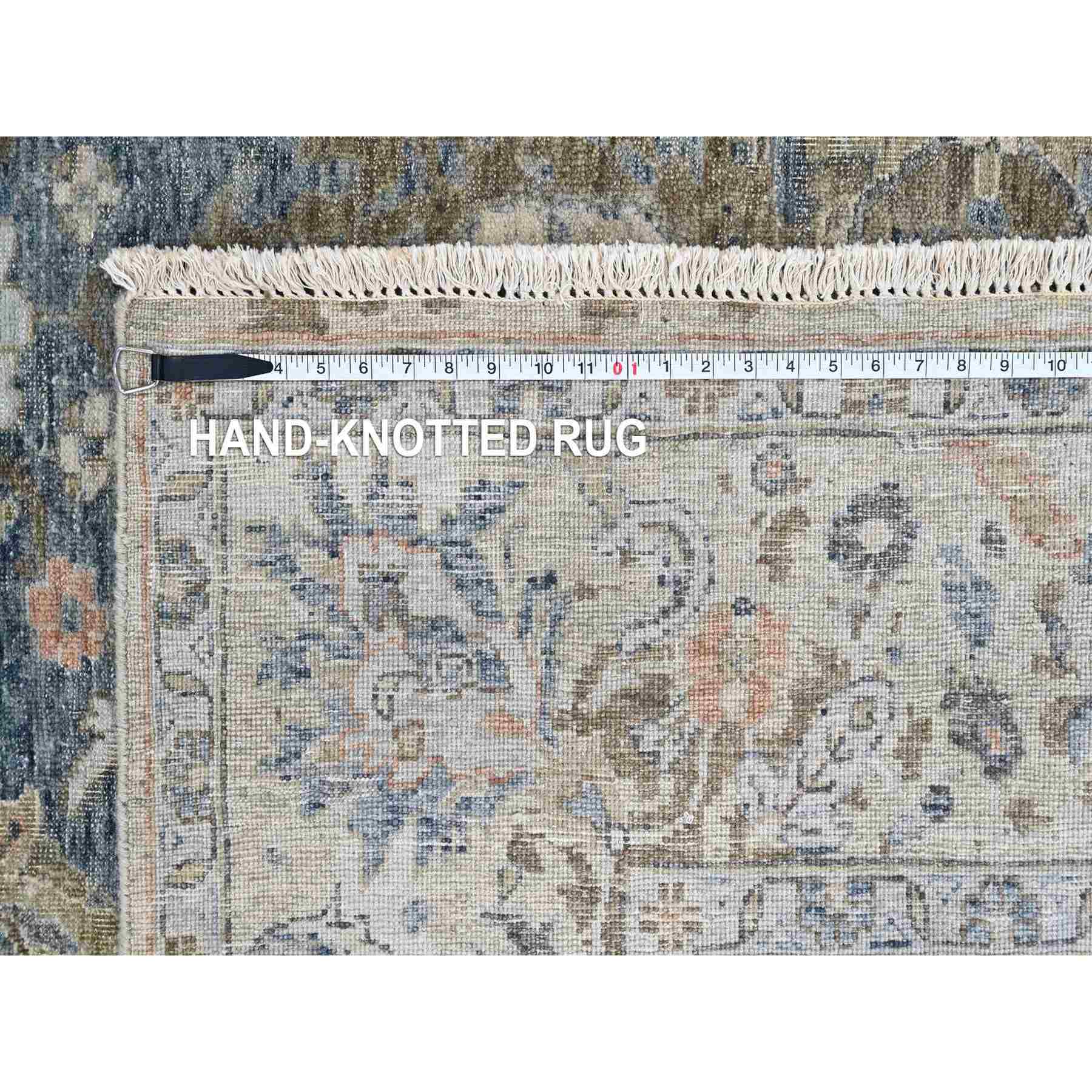 Oushak-And-Peshawar-Hand-Knotted-Rug-52665