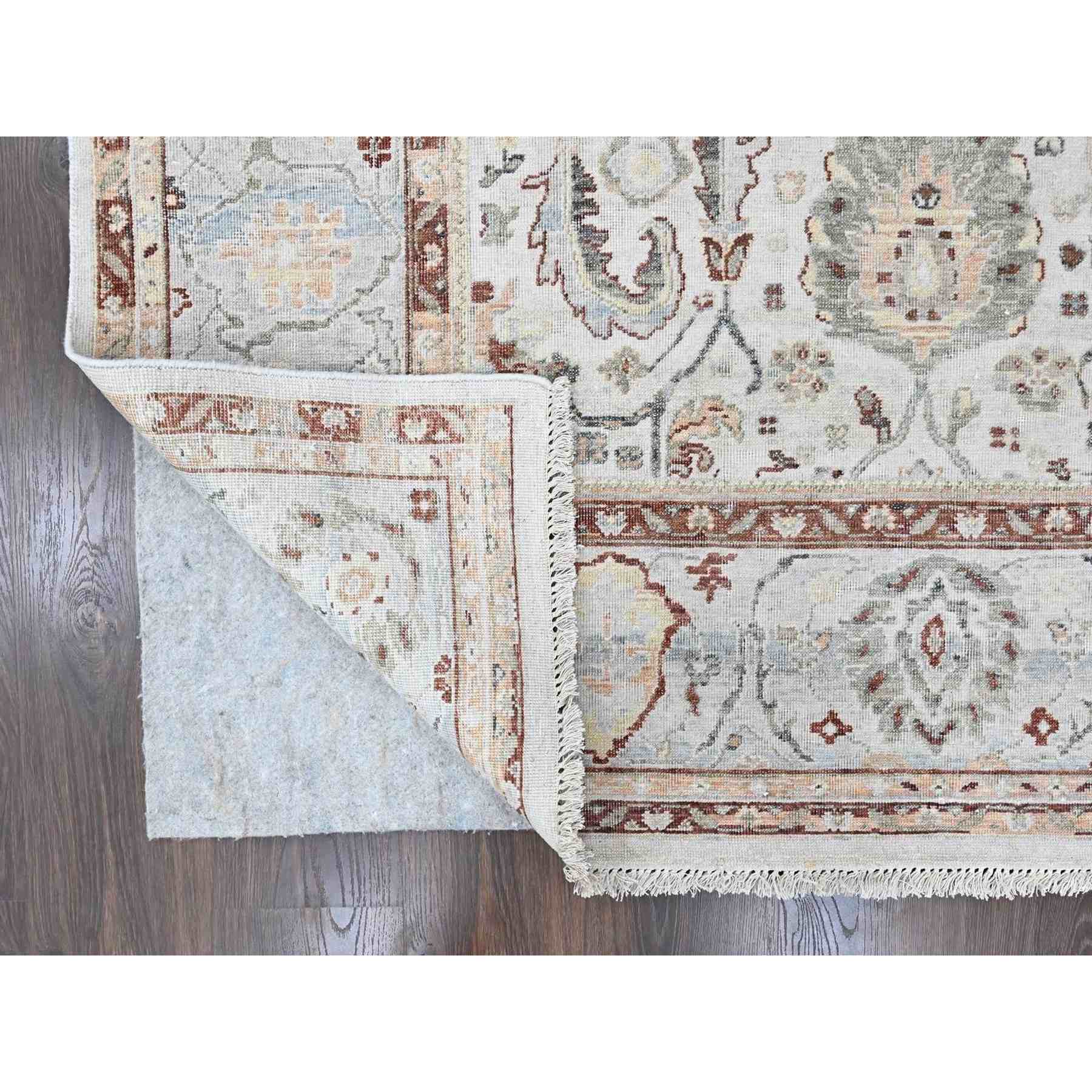 Oushak-And-Peshawar-Hand-Knotted-Rug-52670