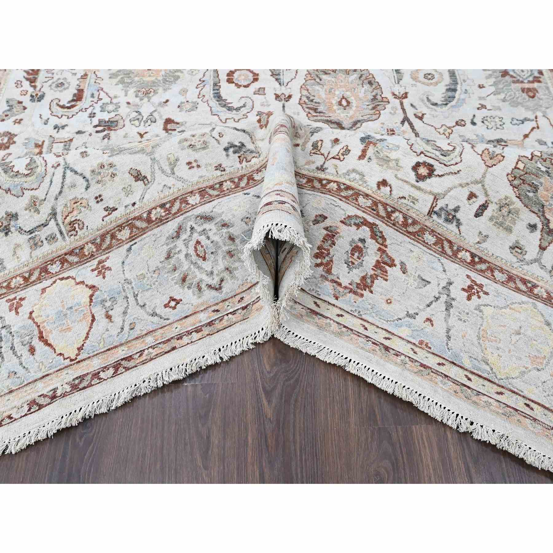 Oushak-And-Peshawar-Hand-Knotted-Rug-52670