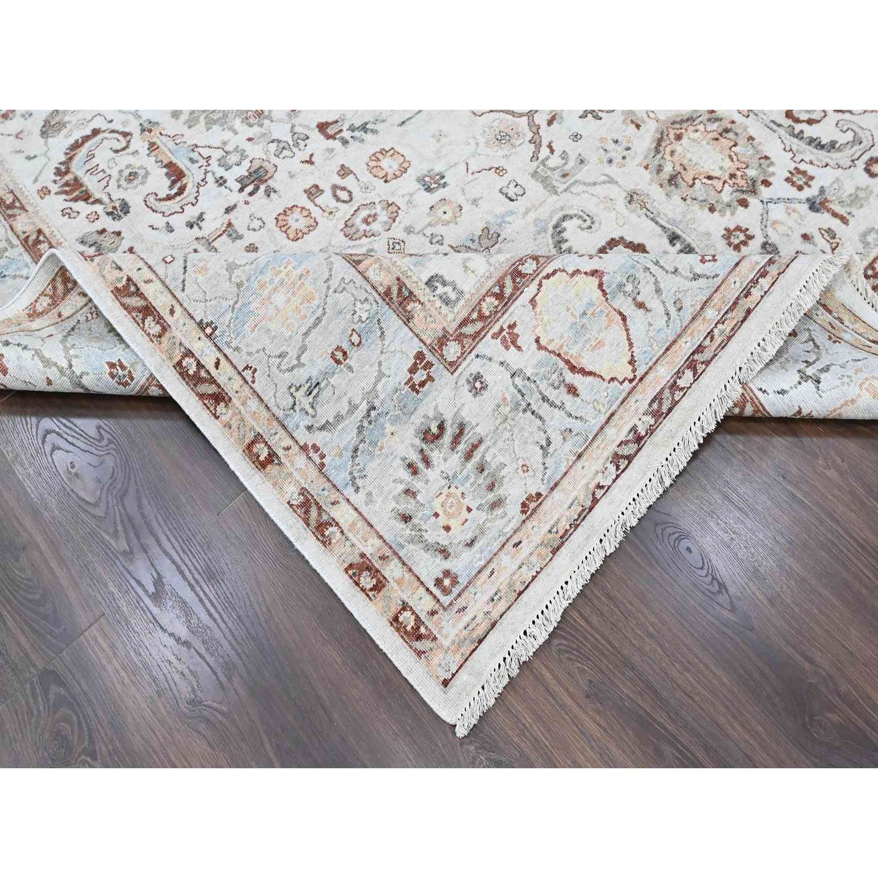 Oushak-And-Peshawar-Hand-Knotted-Rug-52670
