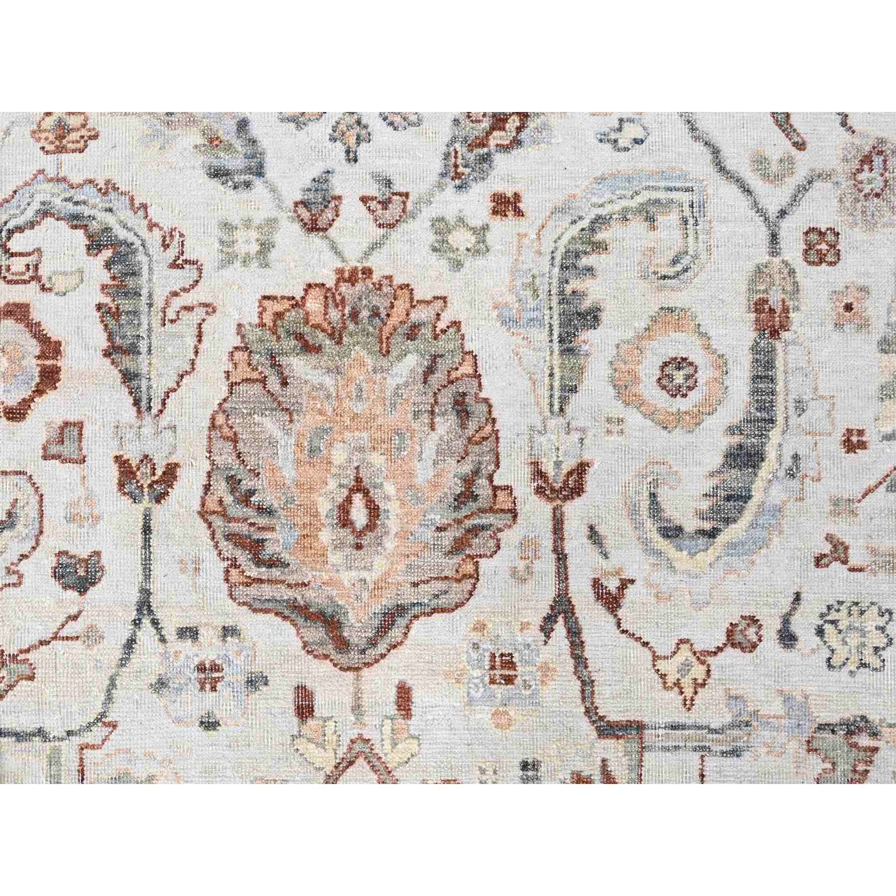 Oushak-And-Peshawar-Hand-Knotted-Rug-52670