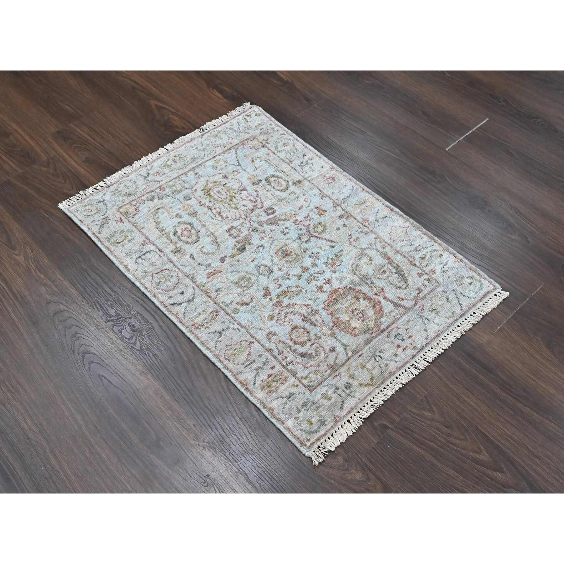 Oushak-And-Peshawar-Hand-Knotted-Rug-52675