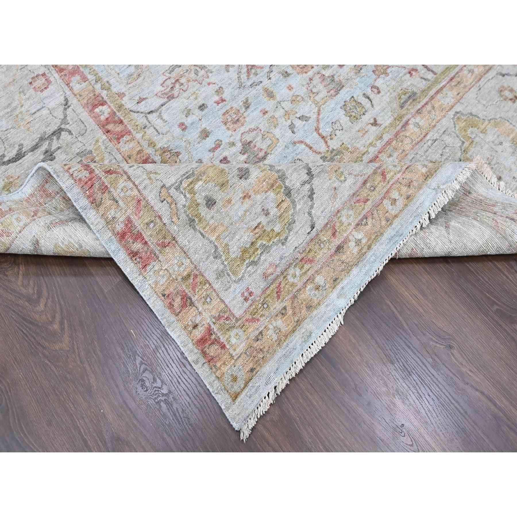 Oushak-And-Peshawar-Hand-Knotted-Rug-52680
