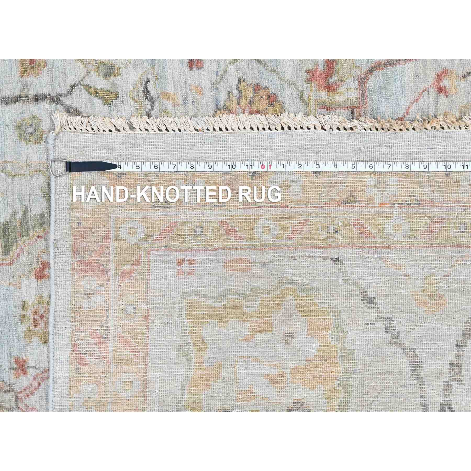Oushak-And-Peshawar-Hand-Knotted-Rug-52680