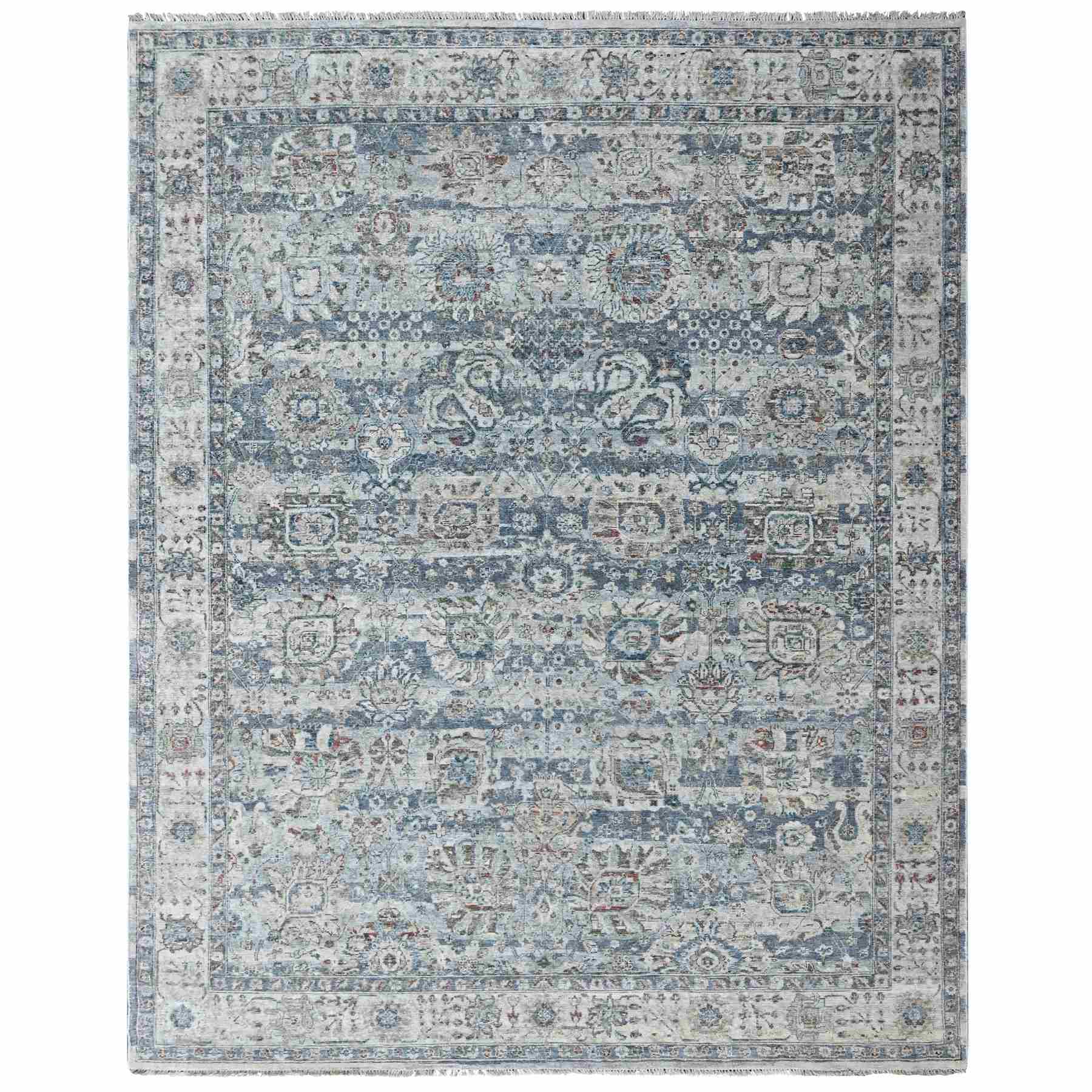 Oushak-And-Peshawar-Hand-Knotted-Rug-52685