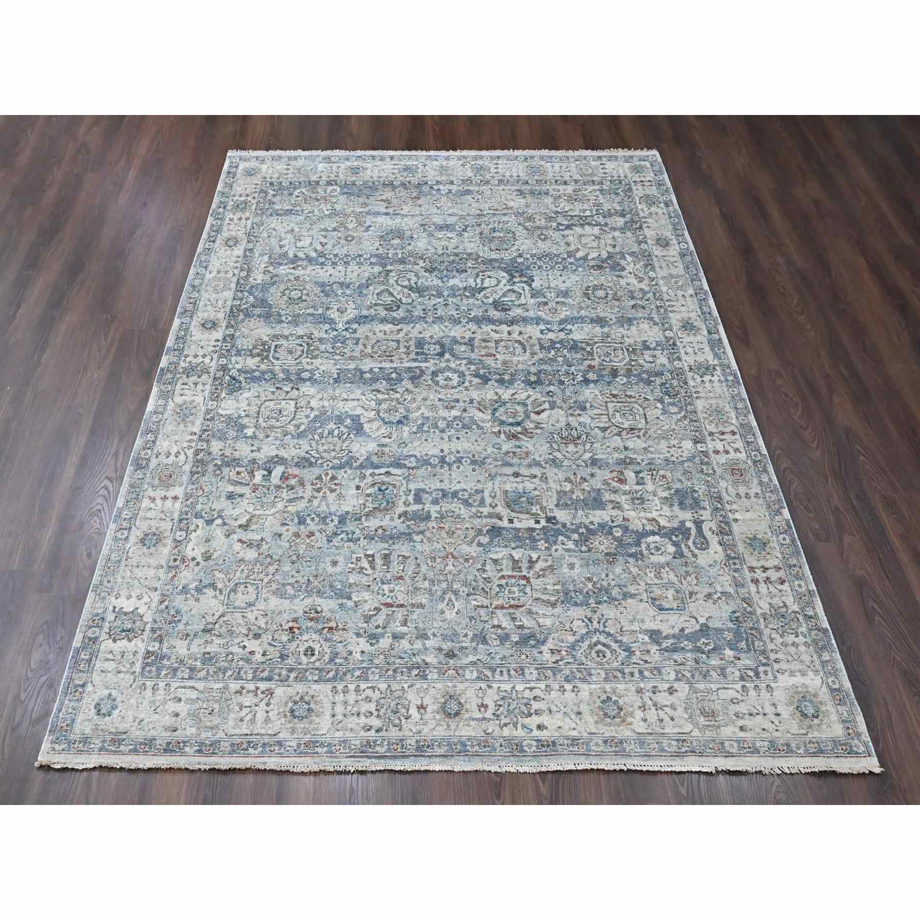 Oushak-And-Peshawar-Hand-Knotted-Rug-52685