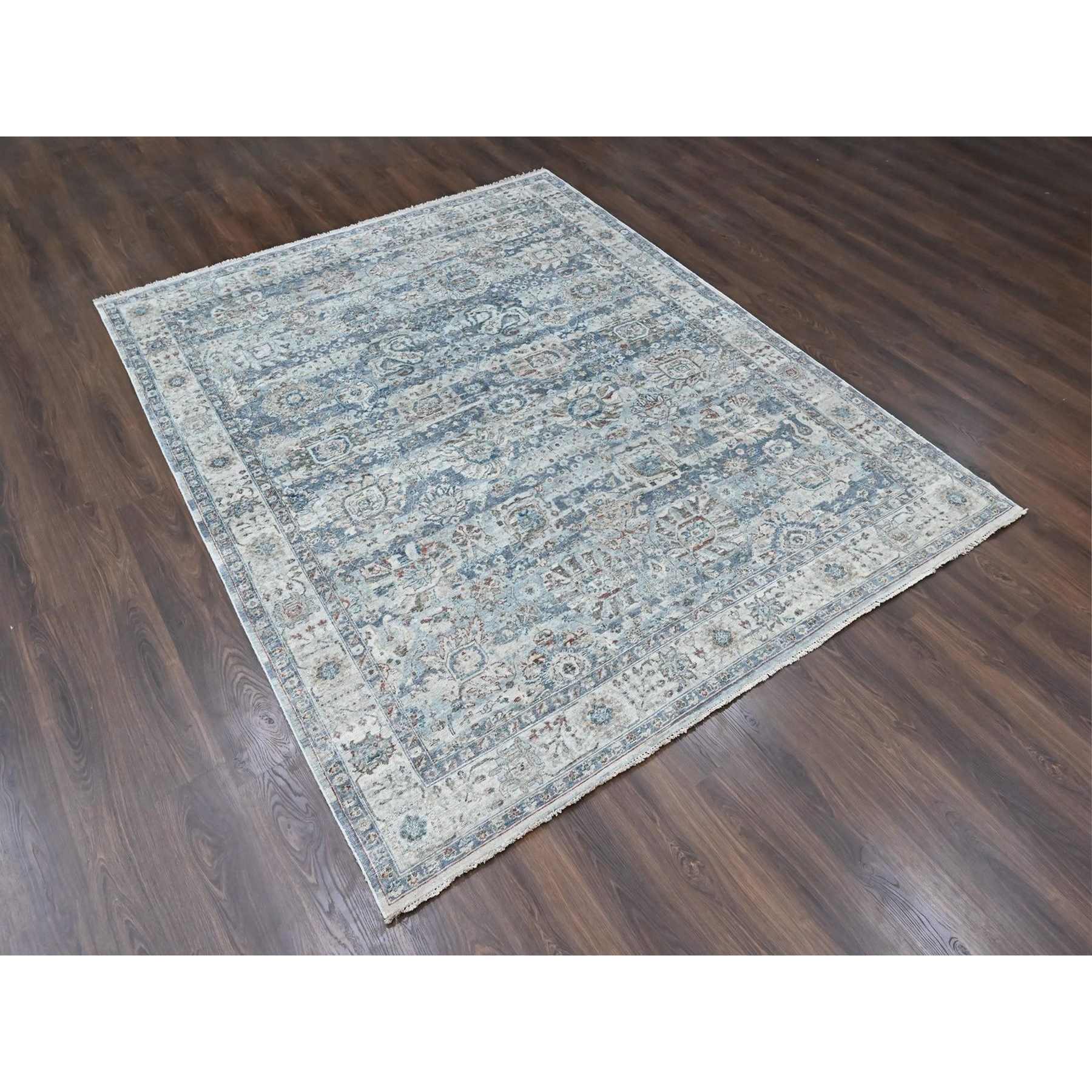 Oushak-And-Peshawar-Hand-Knotted-Rug-52685