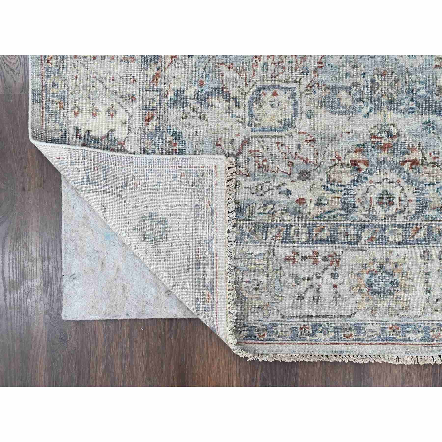 Oushak-And-Peshawar-Hand-Knotted-Rug-52685
