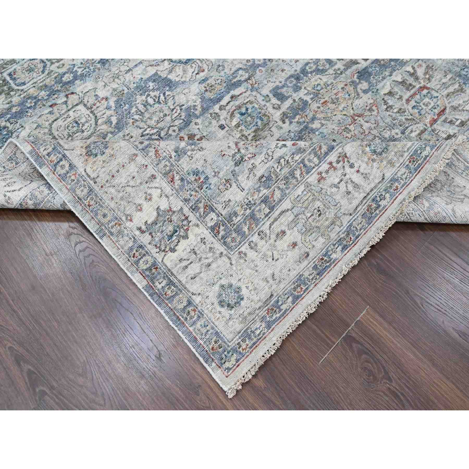Oushak-And-Peshawar-Hand-Knotted-Rug-52685