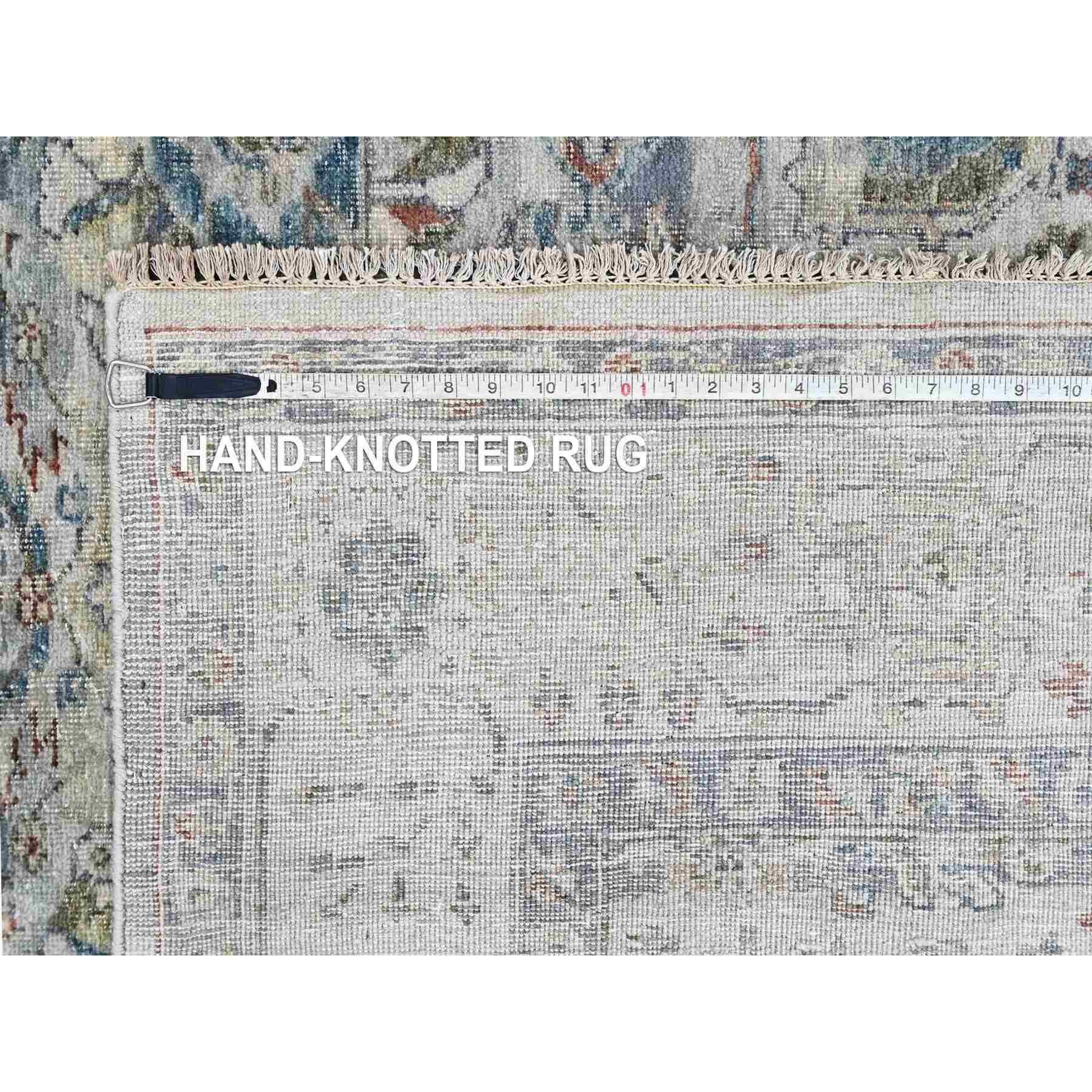 Oushak-And-Peshawar-Hand-Knotted-Rug-52685