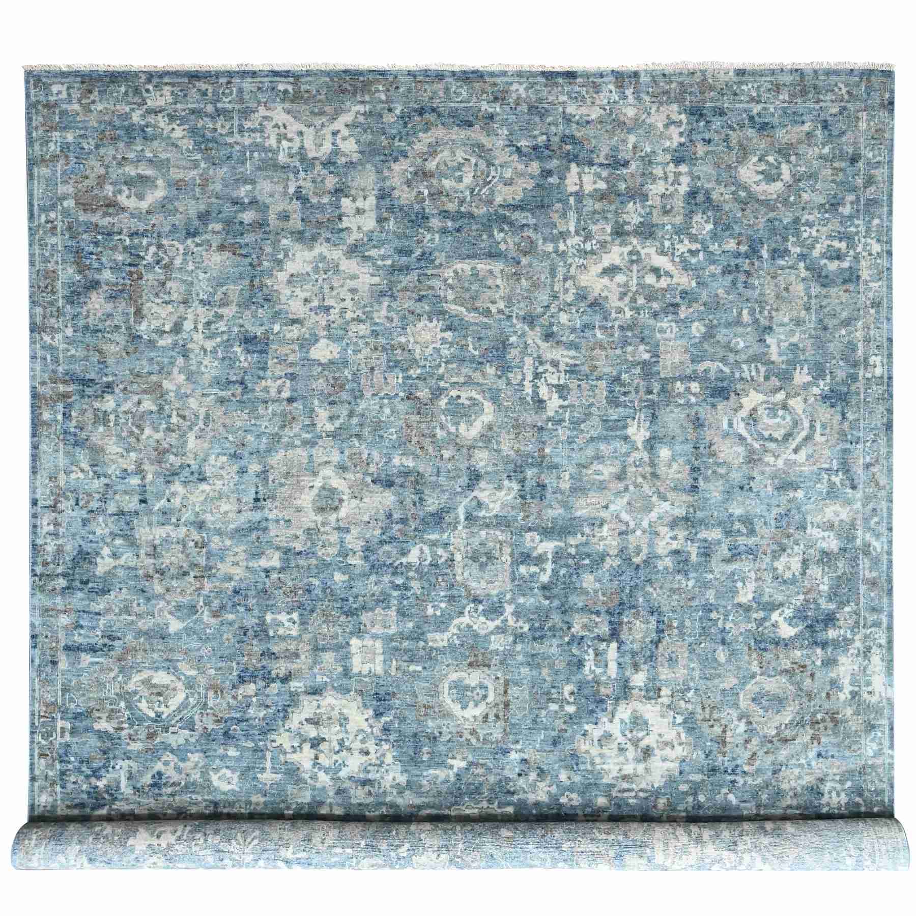 Oushak-And-Peshawar-Hand-Knotted-Rug-52690