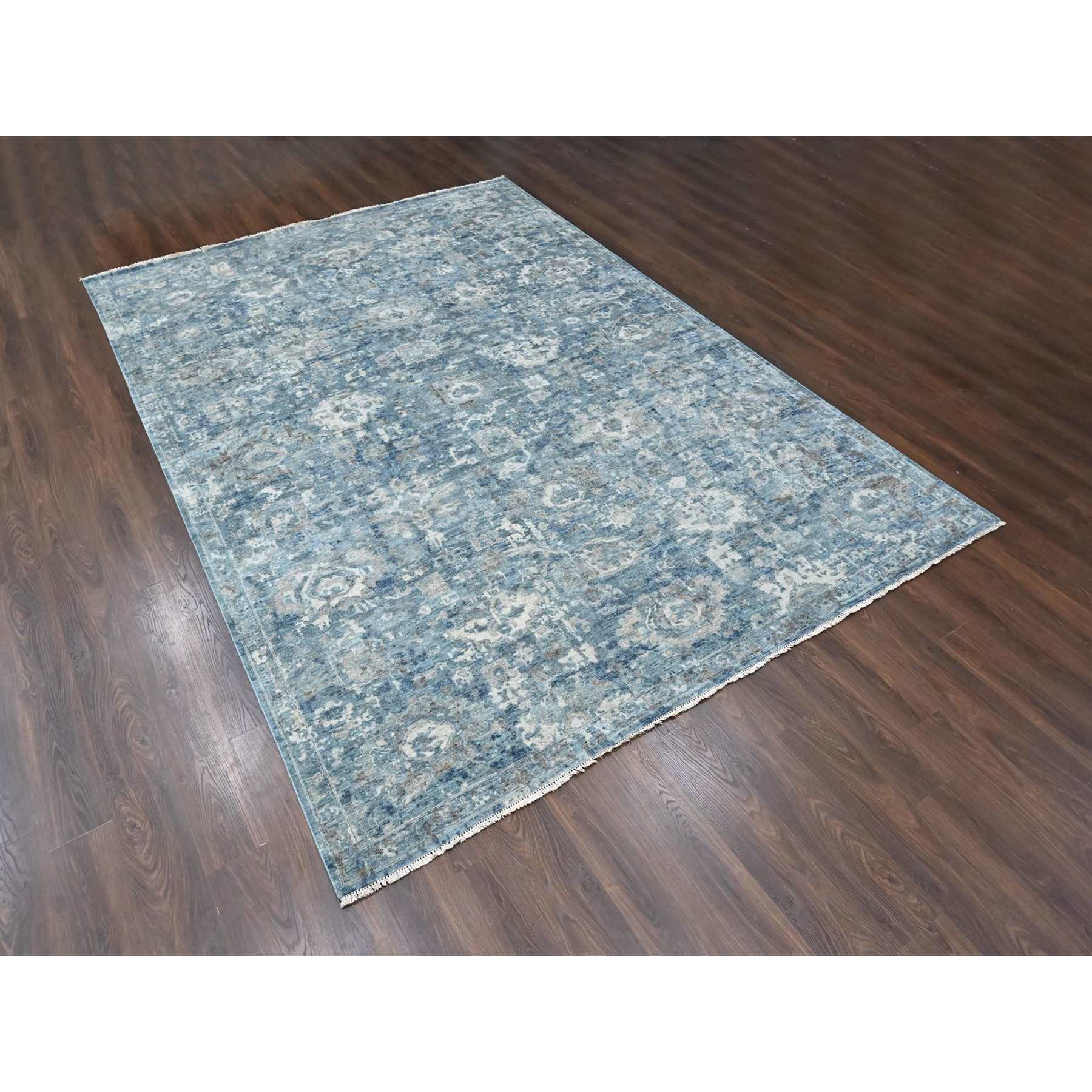 Oushak-And-Peshawar-Hand-Knotted-Rug-52690