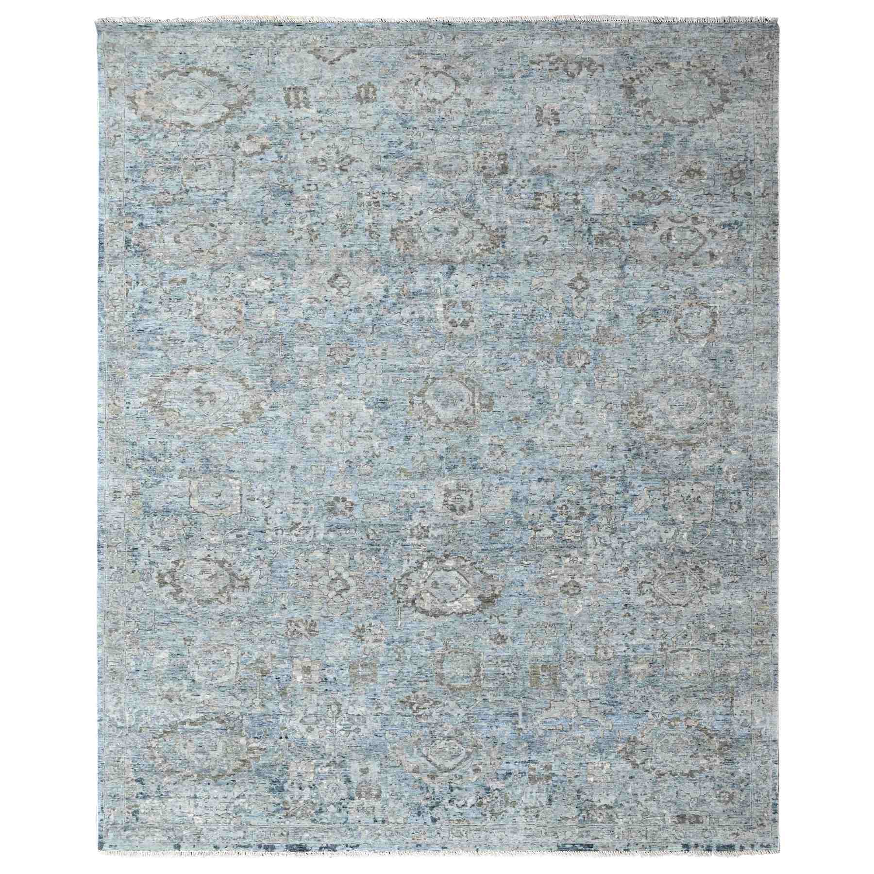 Oushak-And-Peshawar-Hand-Knotted-Rug-52695