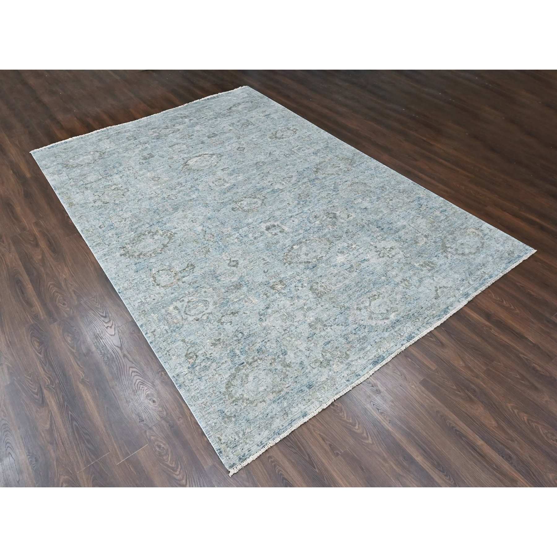 Oushak-And-Peshawar-Hand-Knotted-Rug-52700