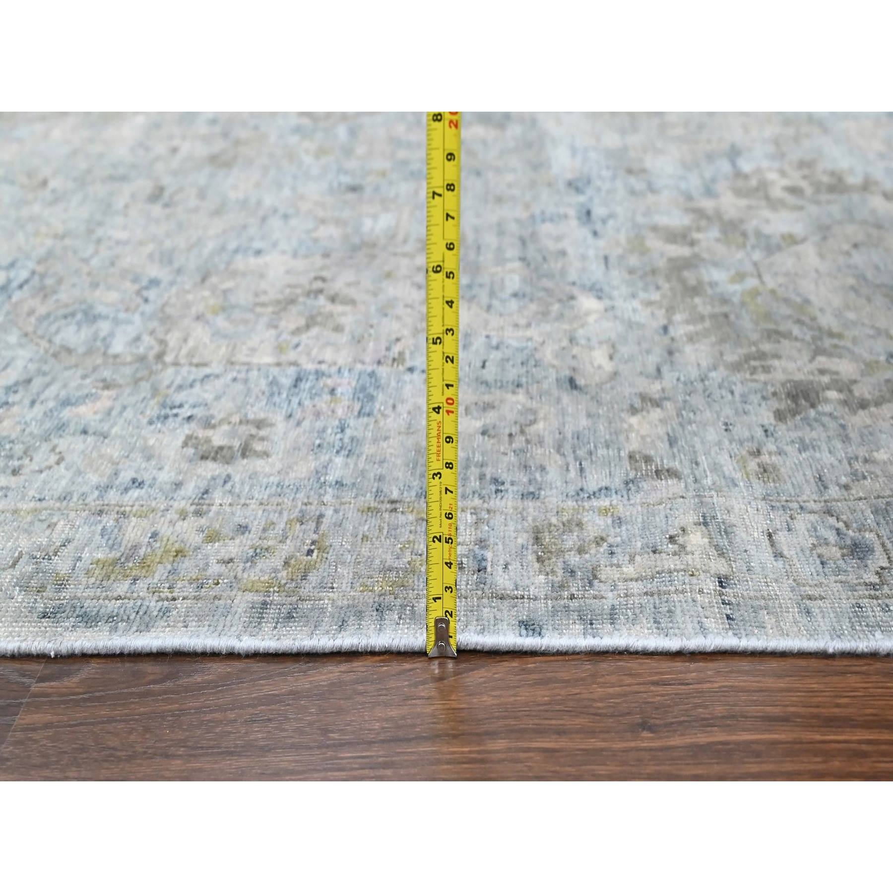 Oushak-And-Peshawar-Hand-Knotted-Rug-52700