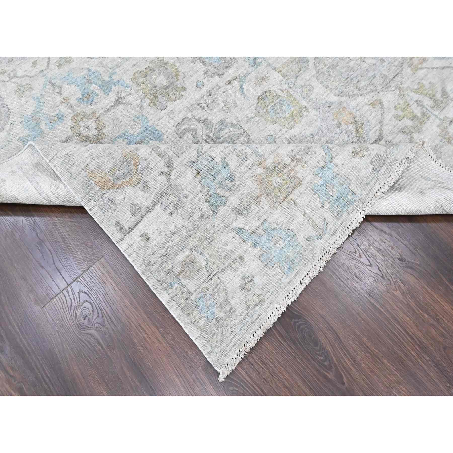 Oushak-And-Peshawar-Hand-Knotted-Rug-52705