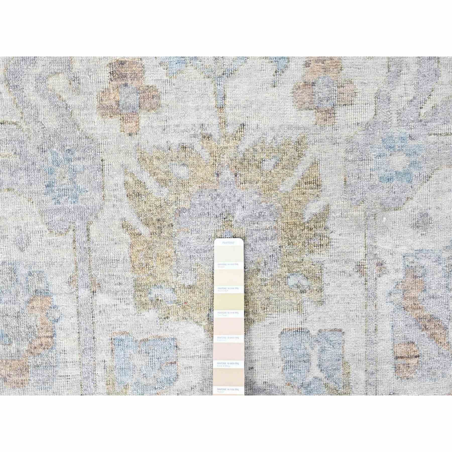 Oushak-And-Peshawar-Hand-Knotted-Rug-52705