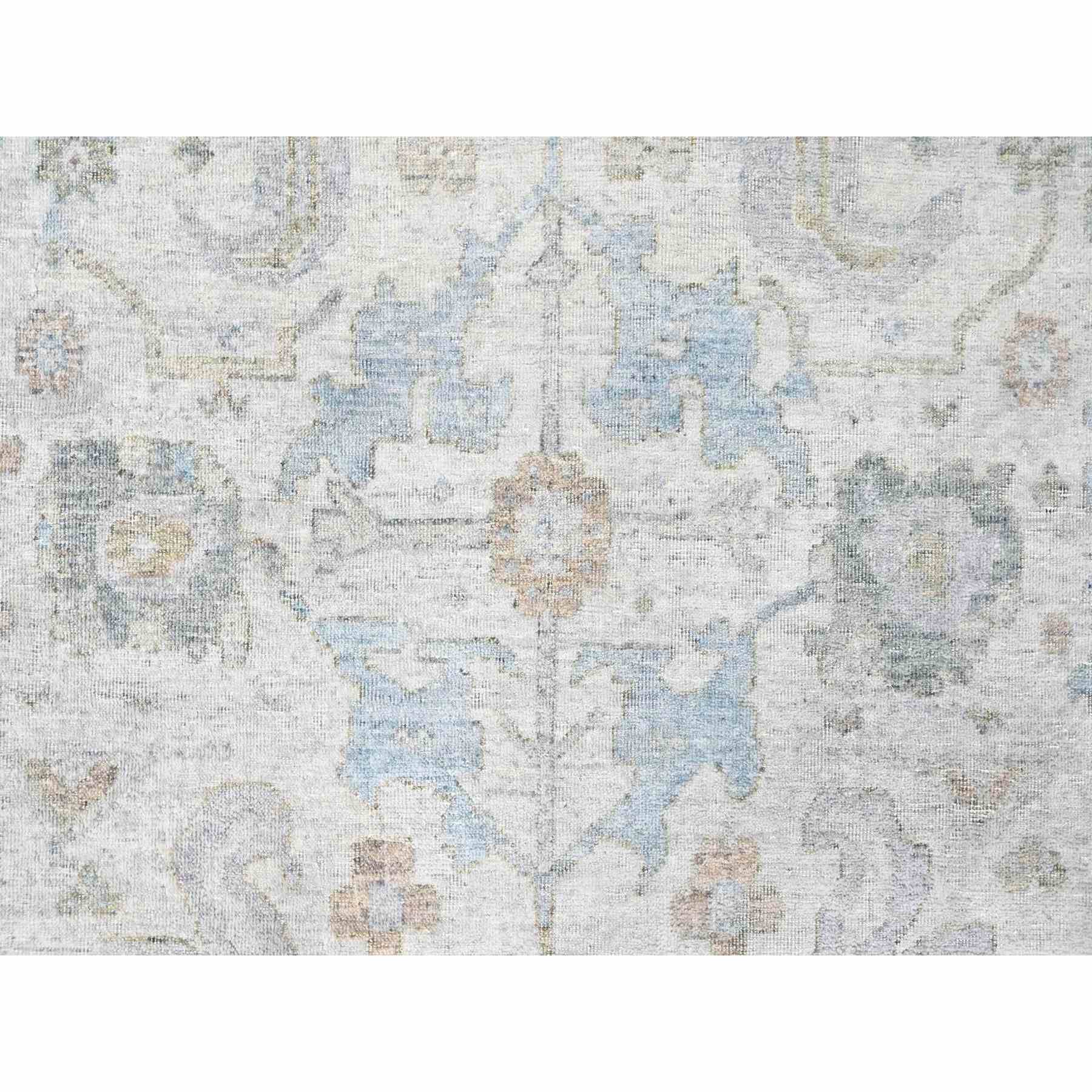 Oushak-And-Peshawar-Hand-Knotted-Rug-52705