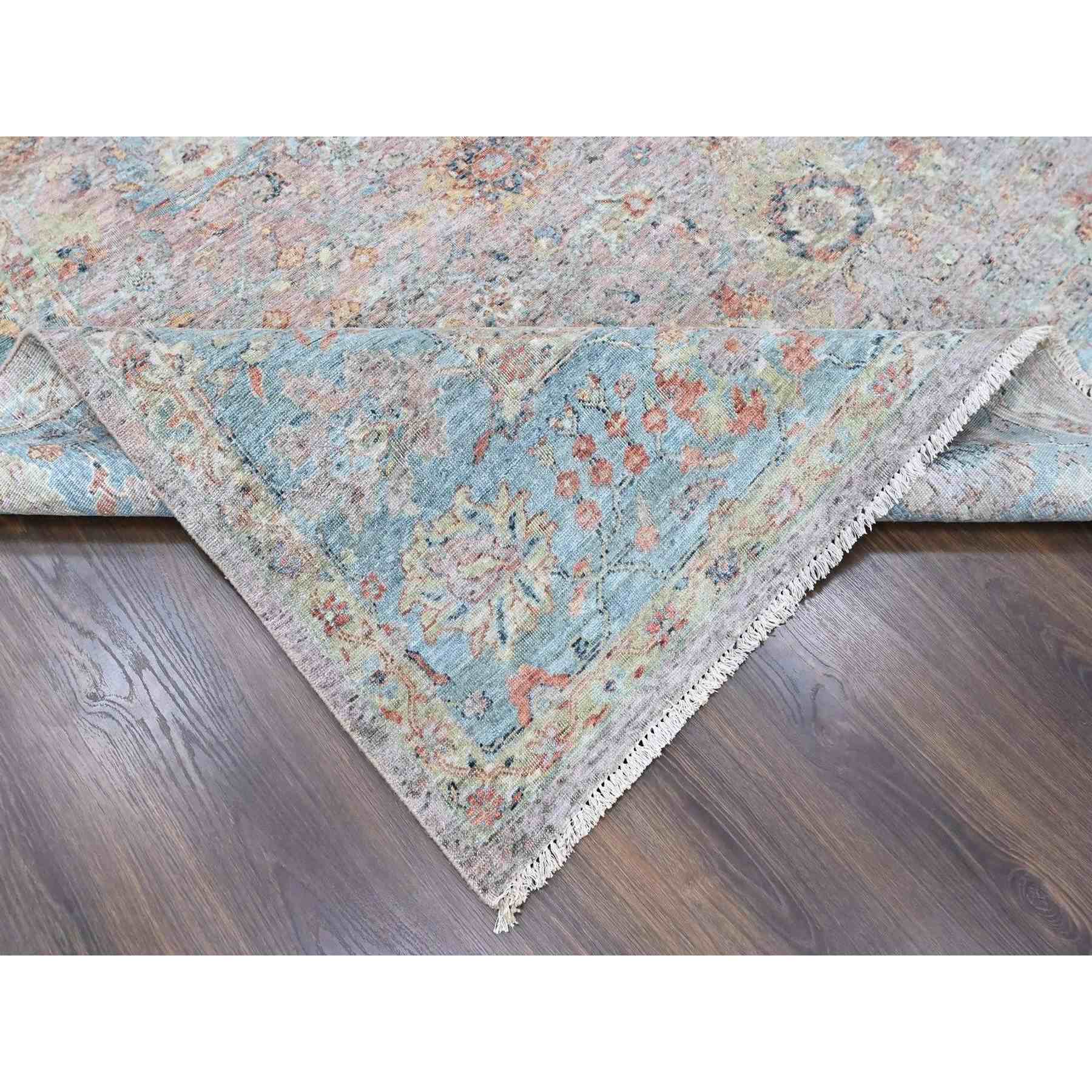 Oushak-And-Peshawar-Hand-Knotted-Rug-52710