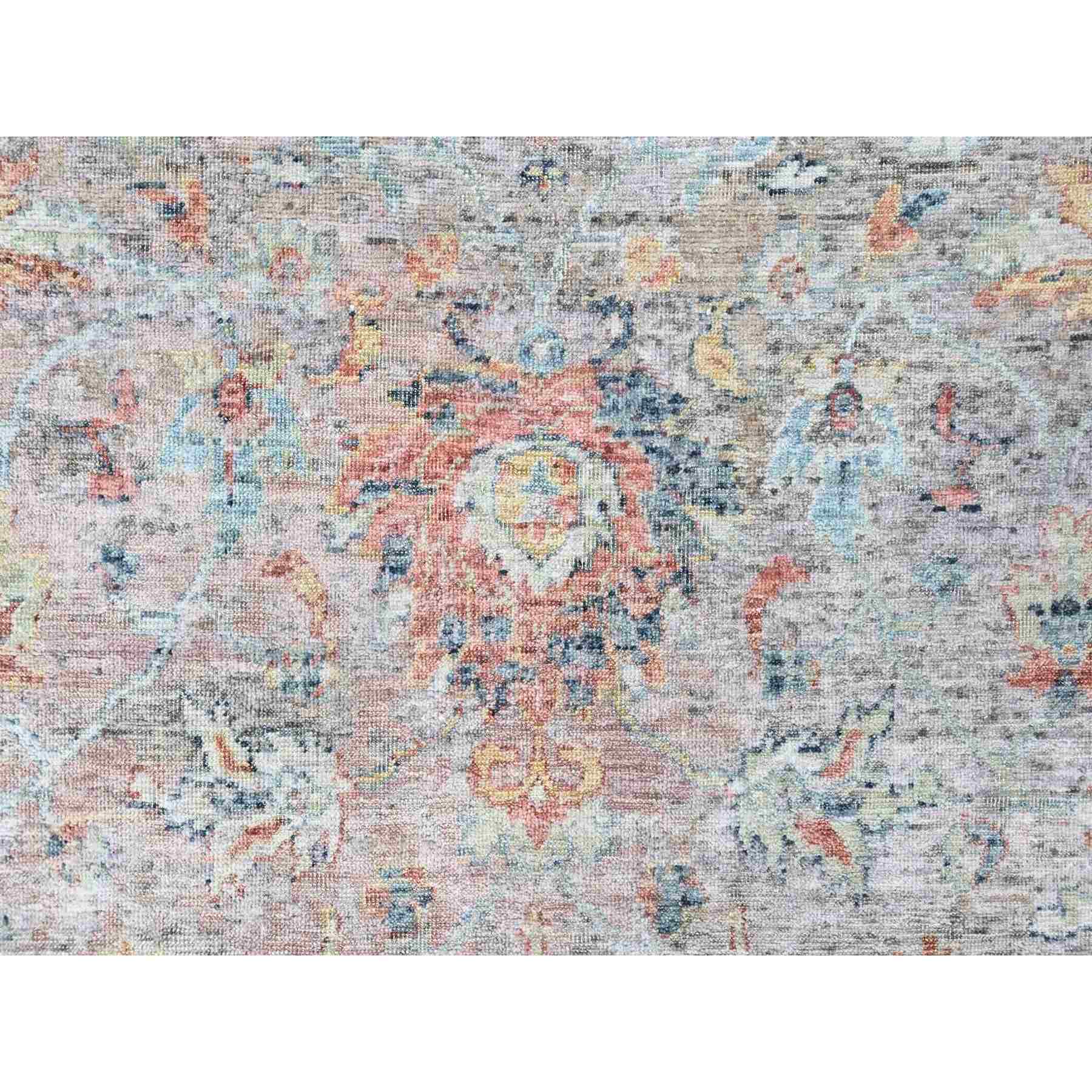 Oushak-And-Peshawar-Hand-Knotted-Rug-52710