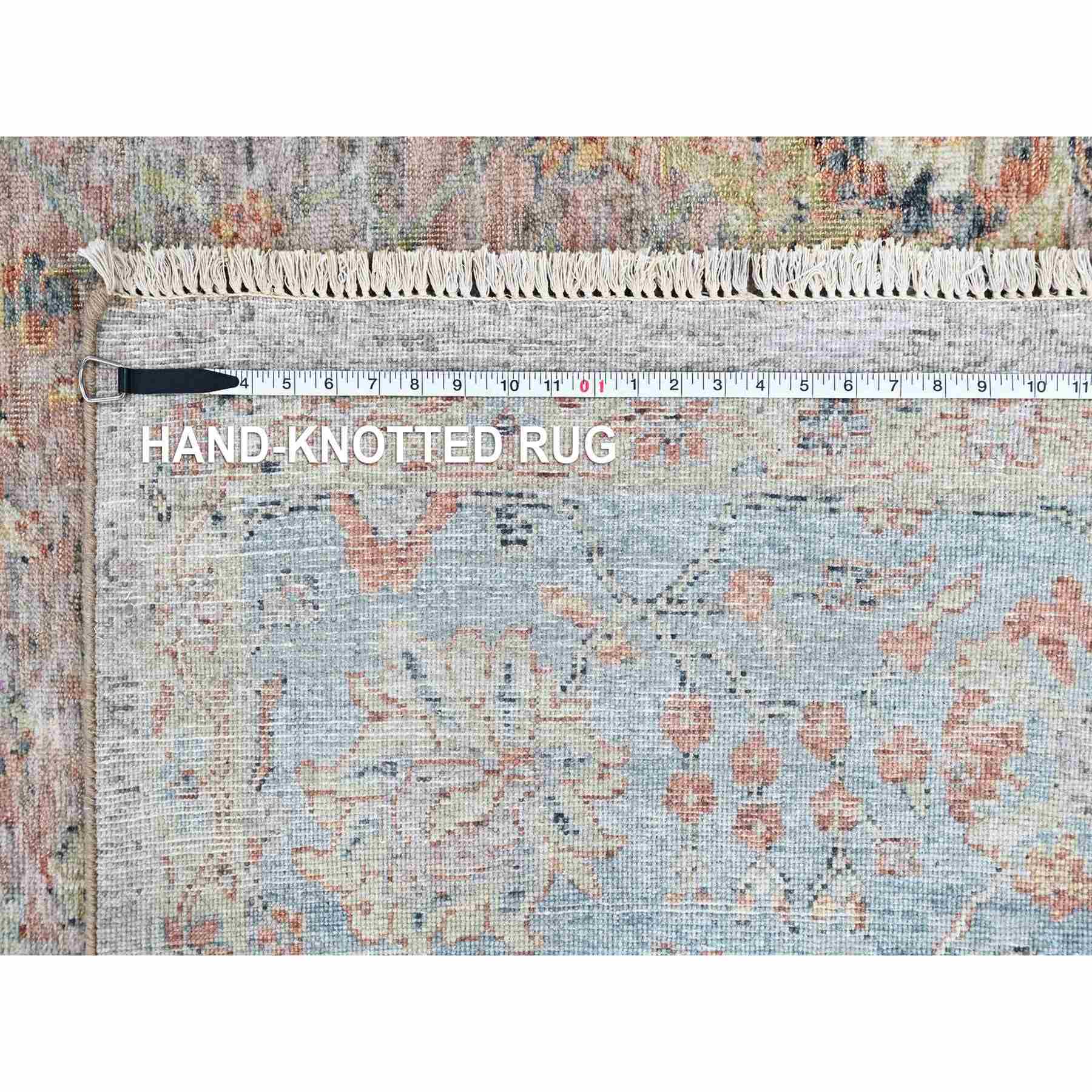 Oushak-And-Peshawar-Hand-Knotted-Rug-52710