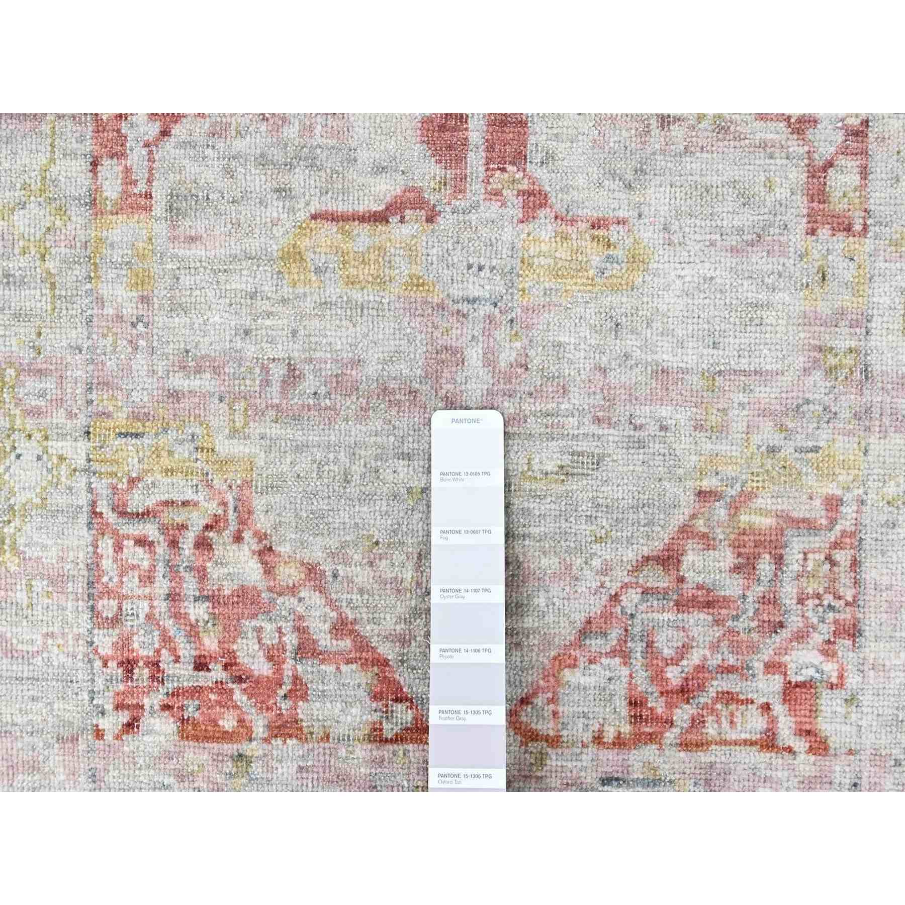 Oushak-And-Peshawar-Hand-Knotted-Rug-52765