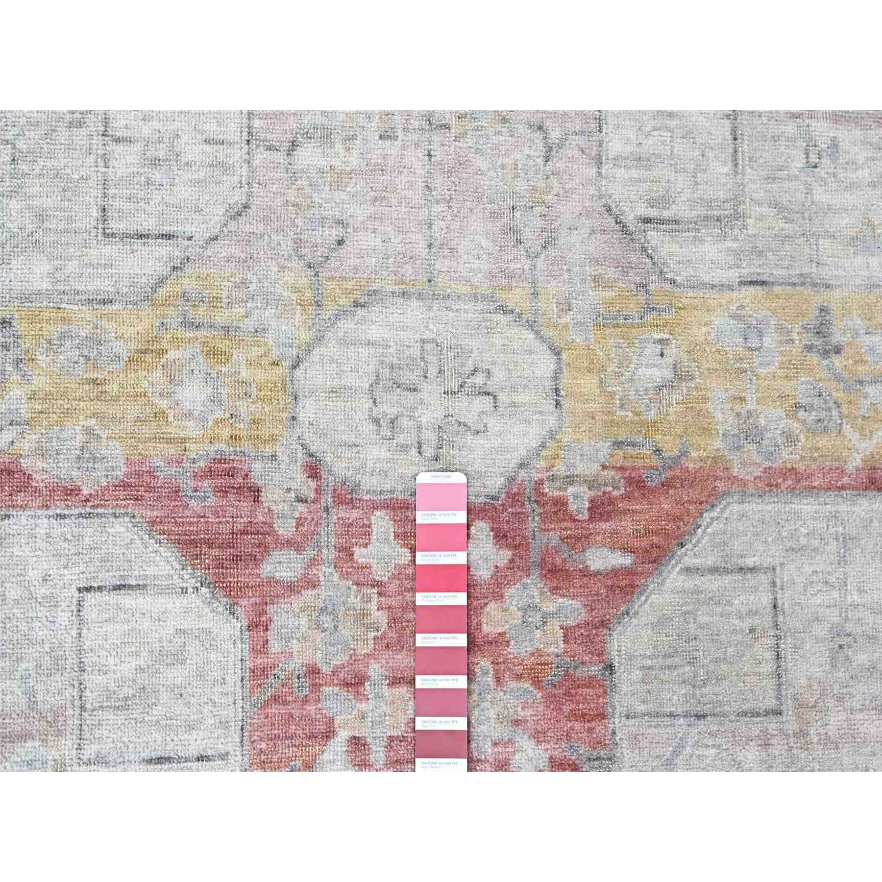 Oushak-And-Peshawar-Hand-Knotted-Rug-52775