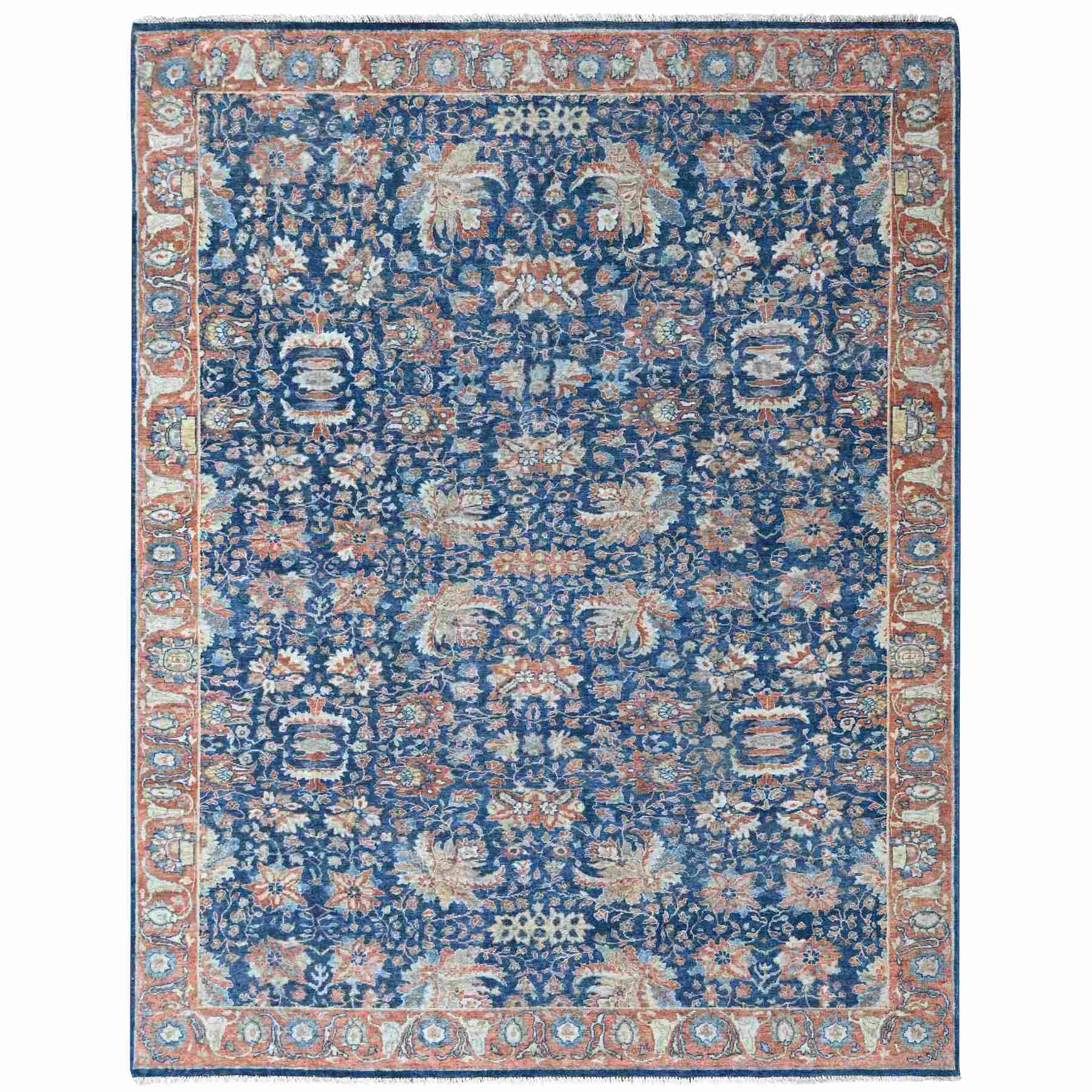Oushak-And-Peshawar-Hand-Knotted-Rug-52780