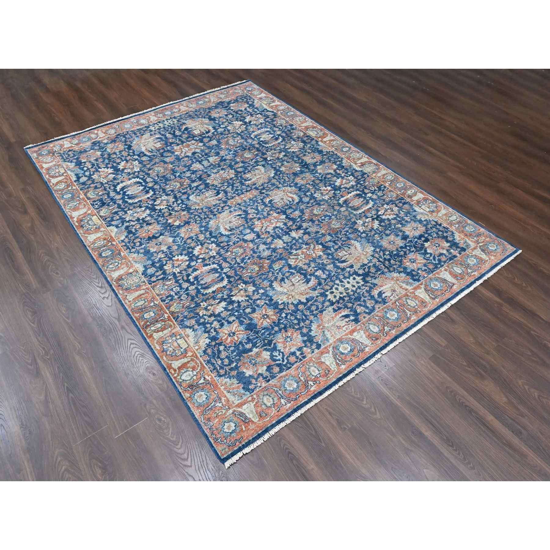Oushak-And-Peshawar-Hand-Knotted-Rug-52780