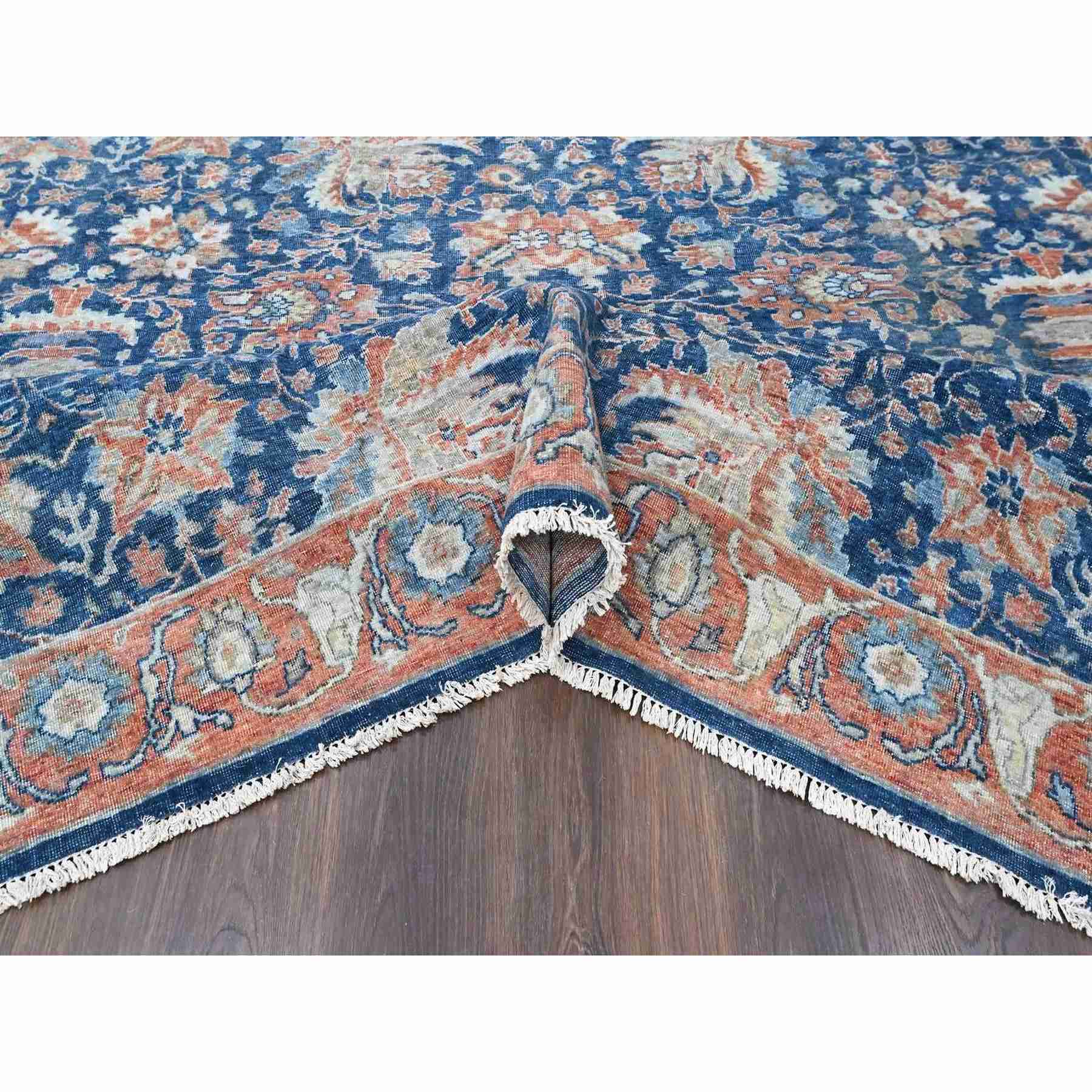 Oushak-And-Peshawar-Hand-Knotted-Rug-52780
