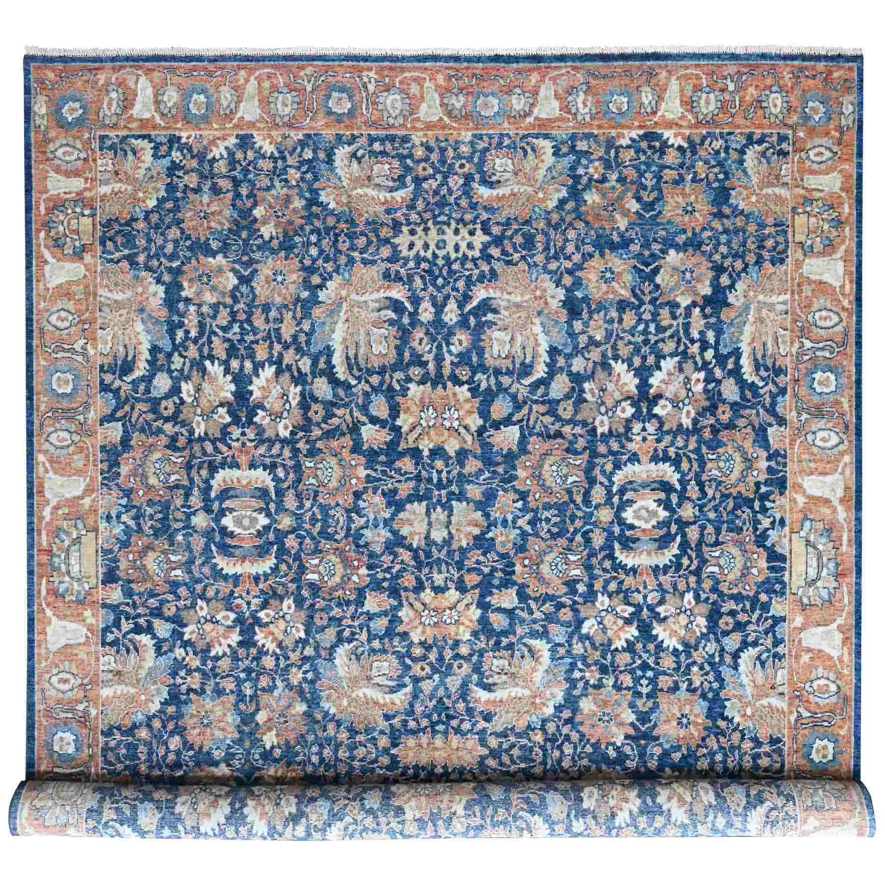 Oushak-And-Peshawar-Hand-Knotted-Rug-52785