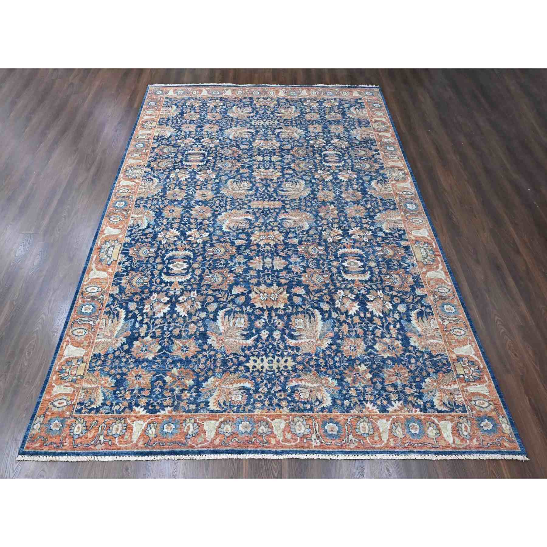 Oushak-And-Peshawar-Hand-Knotted-Rug-52785