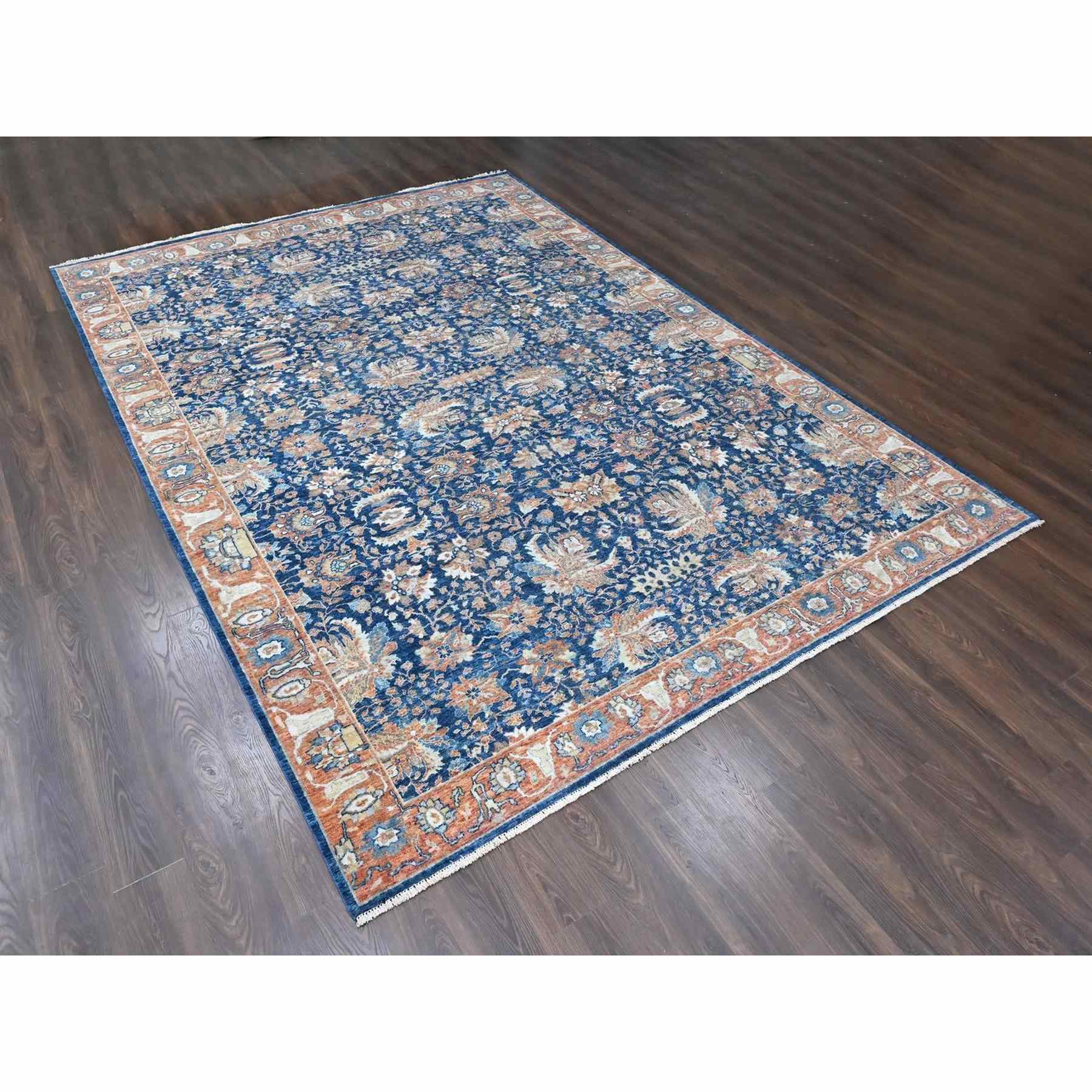 Oushak-And-Peshawar-Hand-Knotted-Rug-52785
