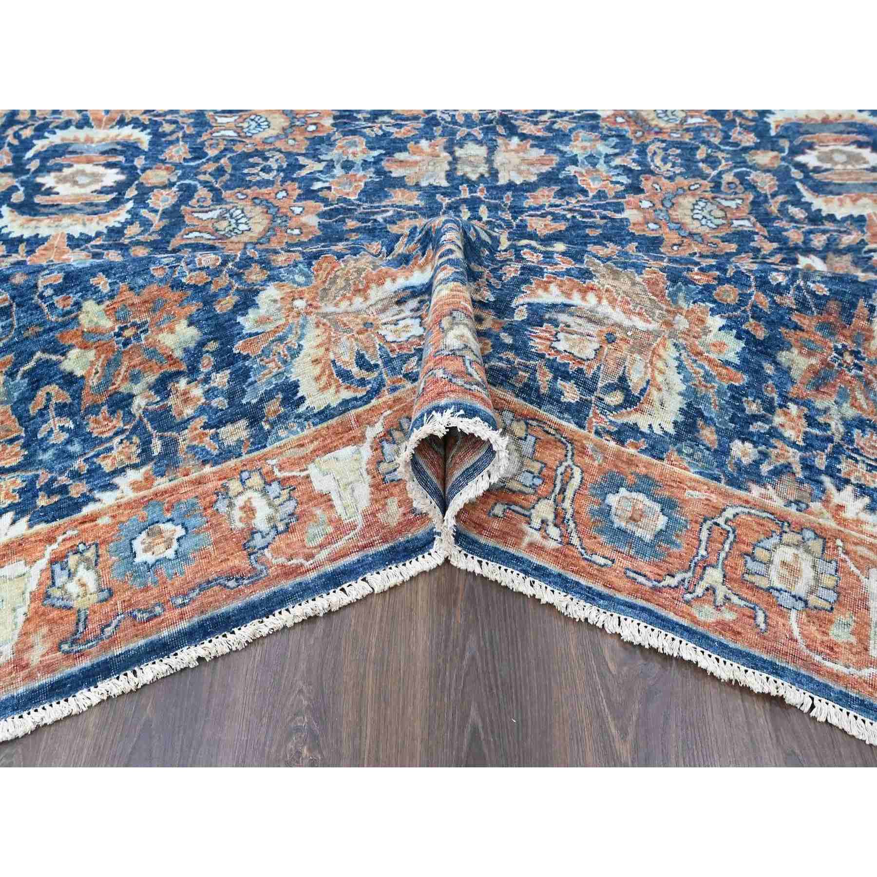 Oushak-And-Peshawar-Hand-Knotted-Rug-52785