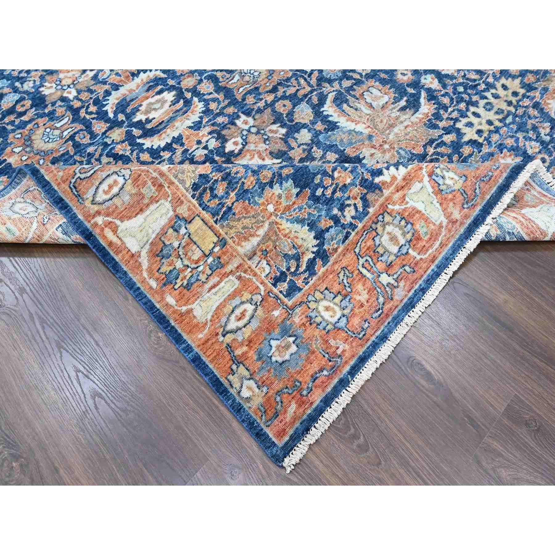 Oushak-And-Peshawar-Hand-Knotted-Rug-52785