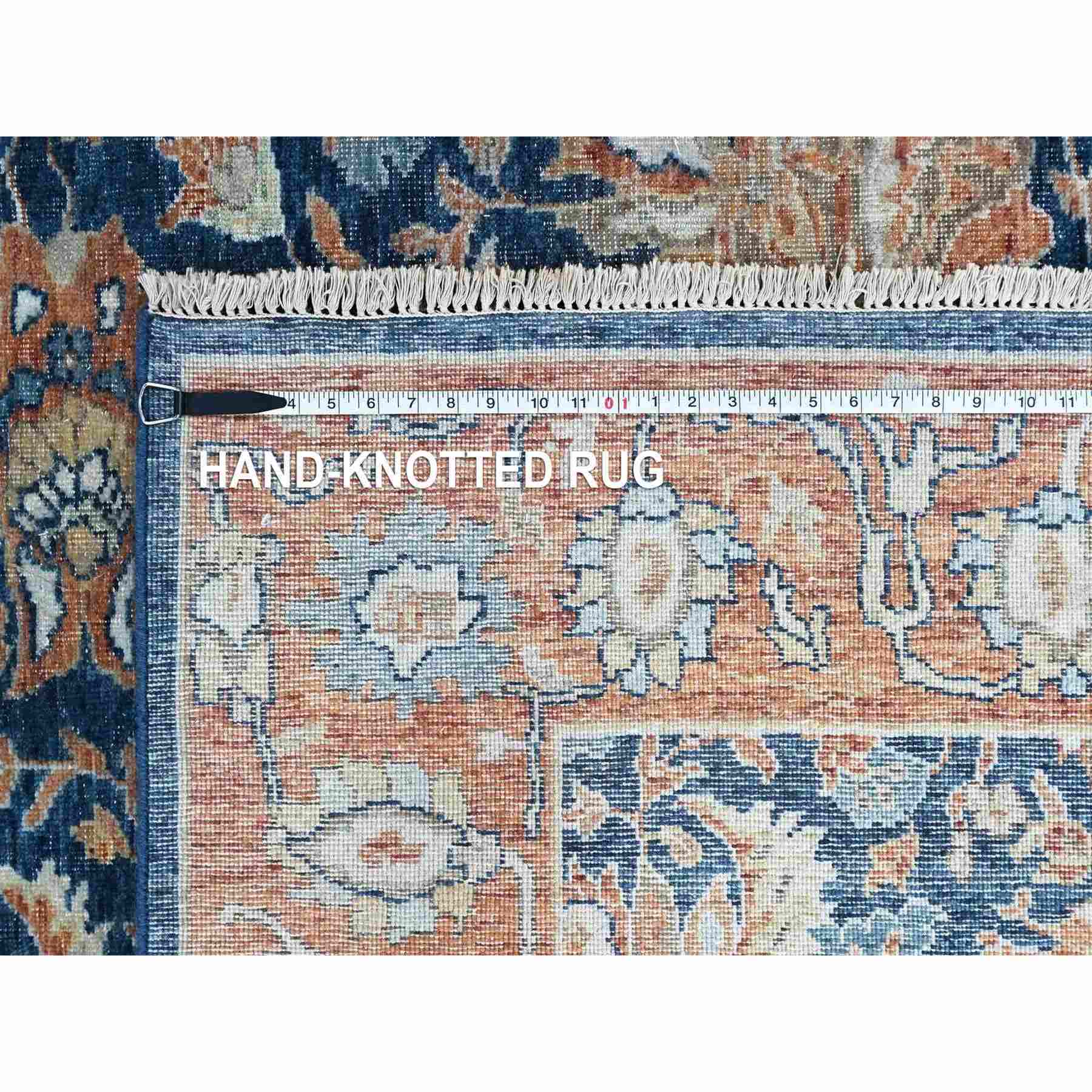 Oushak-And-Peshawar-Hand-Knotted-Rug-52785